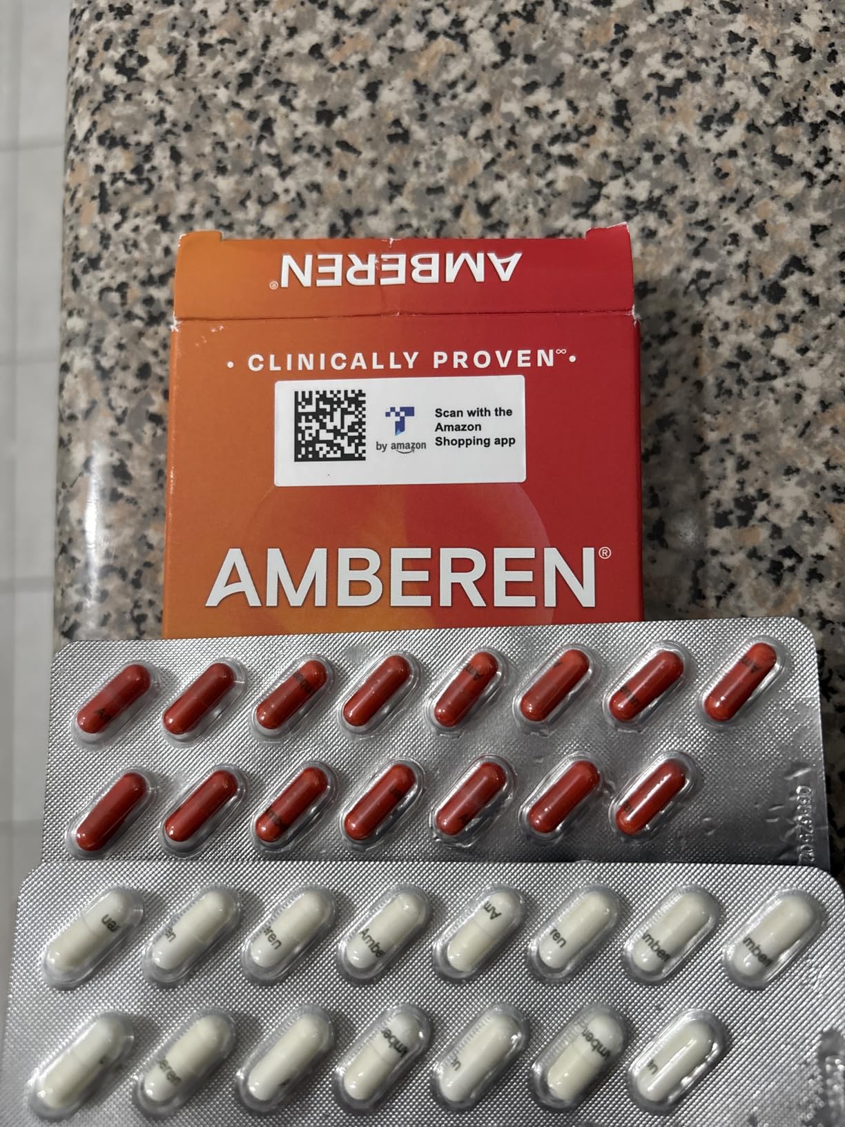 Amberen Menopause Supplement for Women, 180 Capsules - Clinically Proven, Helps Support Hormone Balance, Helps Relieve 12 Menopause Symptoms customer photo 2