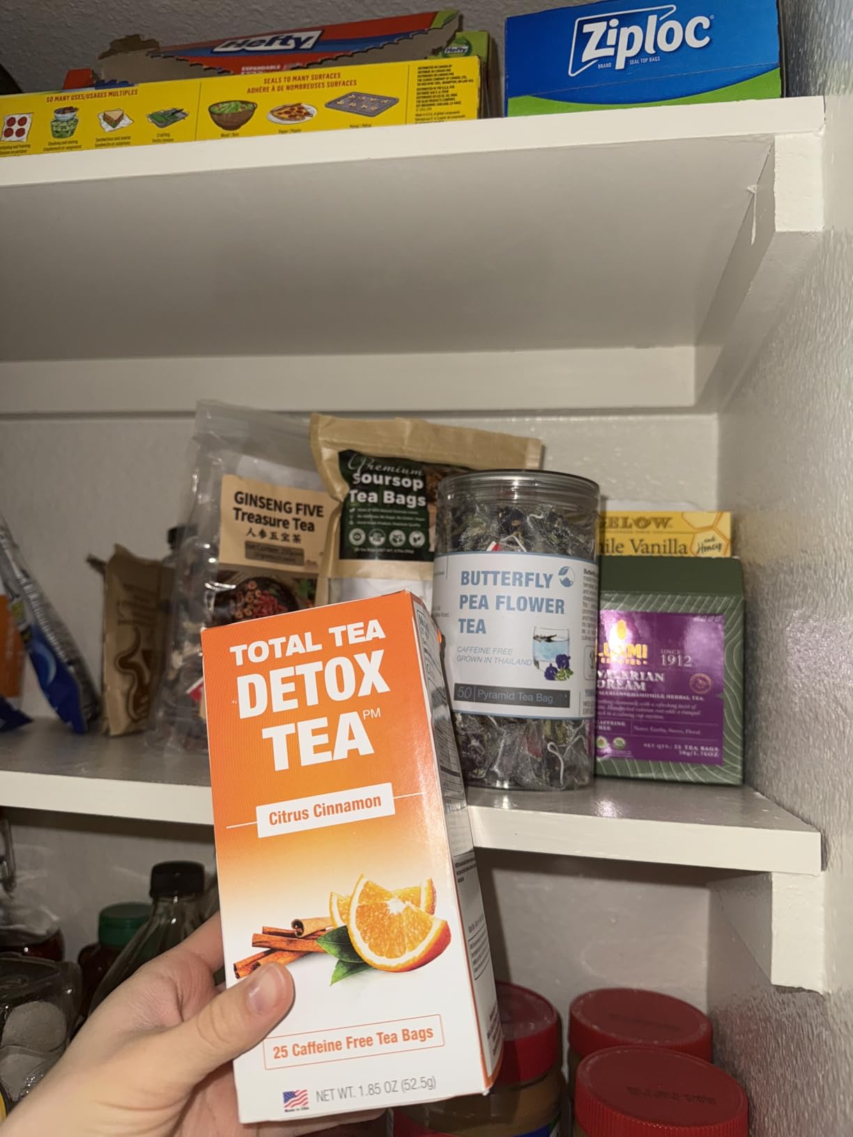 Total Tea Slimming Detox Tea Caffeine Free - 25 Day Detox - Herbal Tea with Chamomile, Hibiscus Tea & Ginger Root for Colon Cleanse customer photo 2