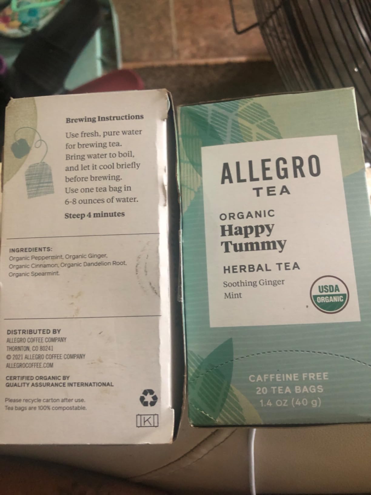 Allegro Tea, Organic Happy Tummy Tea Bags, 20 ct customer photo 2