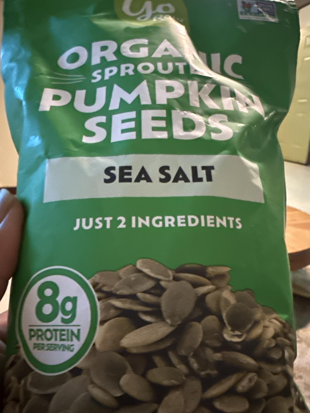Go Raw Organic Sprouted Pumpkin Seeds, 14 Oz customer photo 1