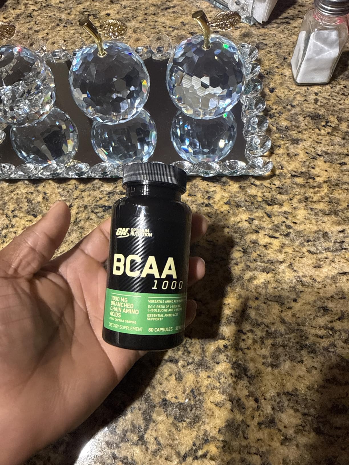 Optimum Nutrition Instantized BCAA Capsules, Keto Friendly Branched Chain Essential Amino Acids, 1000mg, 60 Count customer photo 2