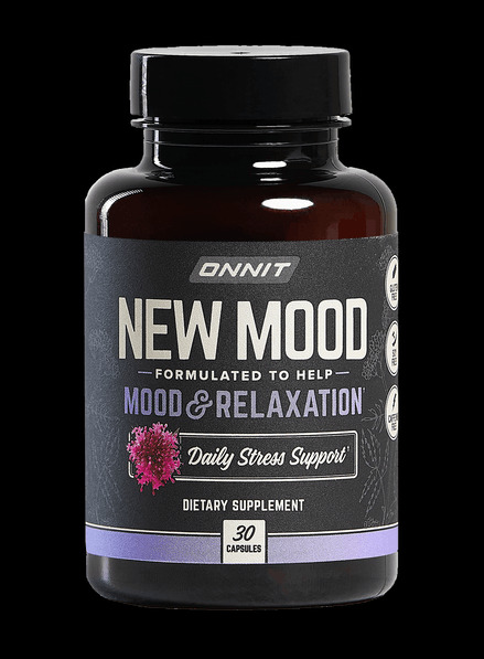 ONNIT New Mood Daily Stress Support Capsules, IGEN Non-GMO Tested, Sleep and Mood Support Supplement for Men and Women, Daily Stress Management Capsules, 30 Count customer photo 1