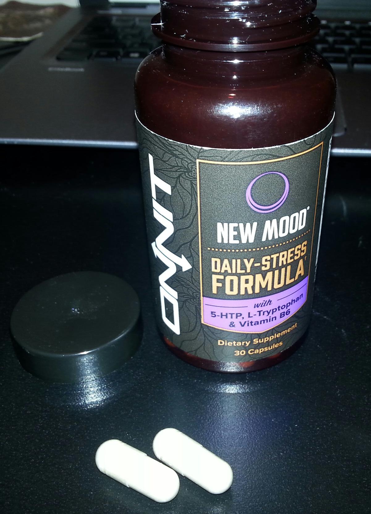 ONNIT New Mood Daily Stress Support Capsules, IGEN Non-GMO Tested, Sleep and Mood Support Supplement for Men and Women, Daily Stress Management Capsules, 30 Count customer photo 2