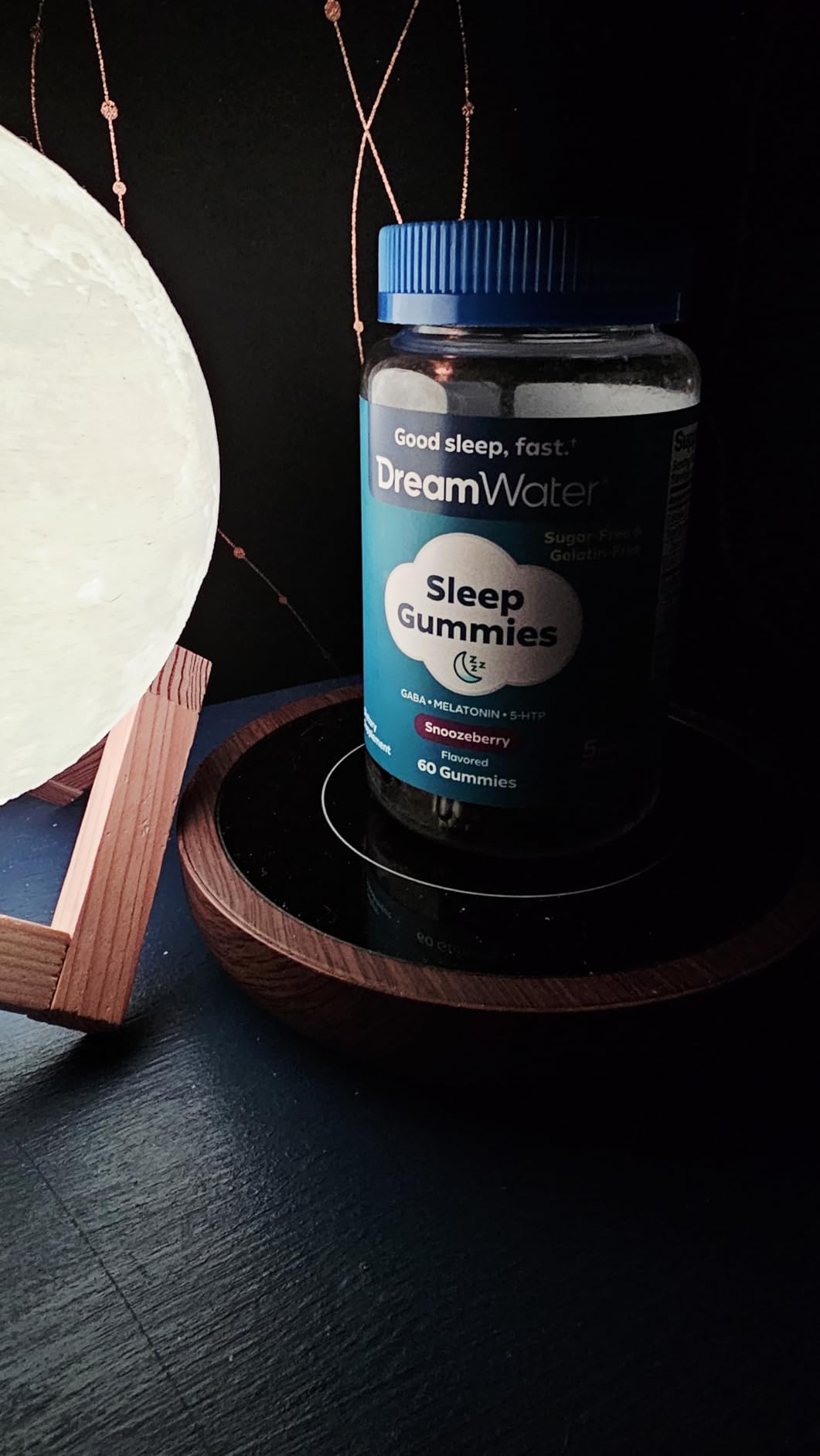 Dream Water Sleep Shots (12 Count) Sleep Aids for Adults - 5mg Melatonin, GABA, 5-HTP - Natural Snoozeberry Flavor (Blue Raspberry) - Liquid Melatonin Supplement - Zero Sugar & Gluten Free - 2.5 oz customer photo 1