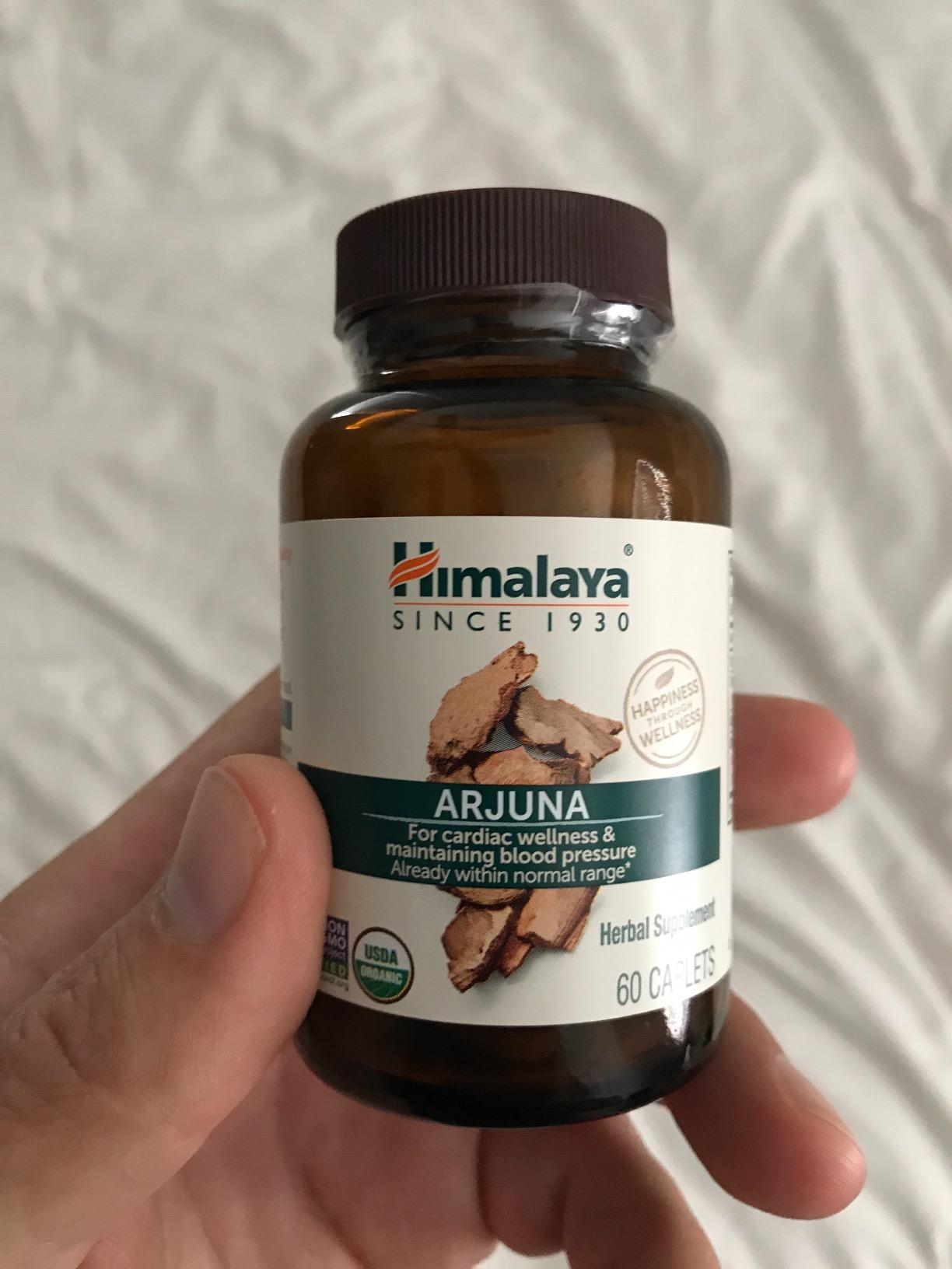 Himalaya USDA Organic Arjuna - Arjuna Capsules Organic Herbal Supplement Supporting Heart Health and Normal Blood Pressure - Cardiovascular Supplement, Vegan, Non-GMO, Gluten Free, 700 mg, 60 Caplets customer photo 1