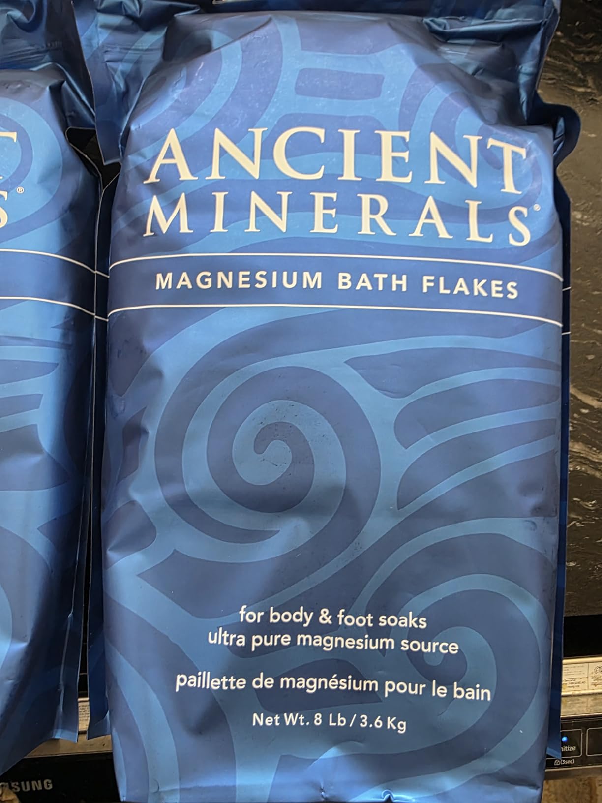 Ancient Minerals Magnesium Bath Flakes - Pure Zechstein Magnesium Chloride for Soaking and Whole-Body Replenishment, 8 lb Bag customer photo 2