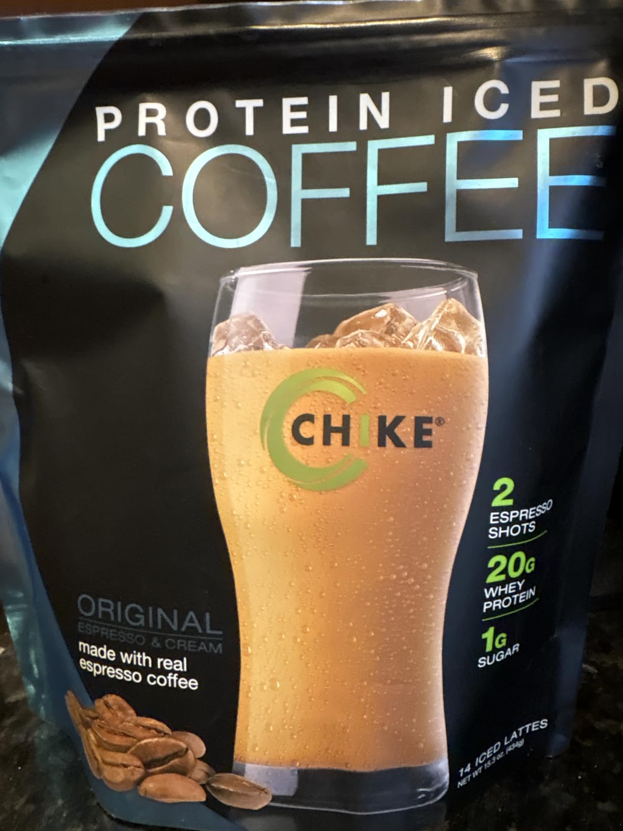 Chike High Protein Iced Coffee, Original, 14 Servings (15.1 Ounce) customer photo 2