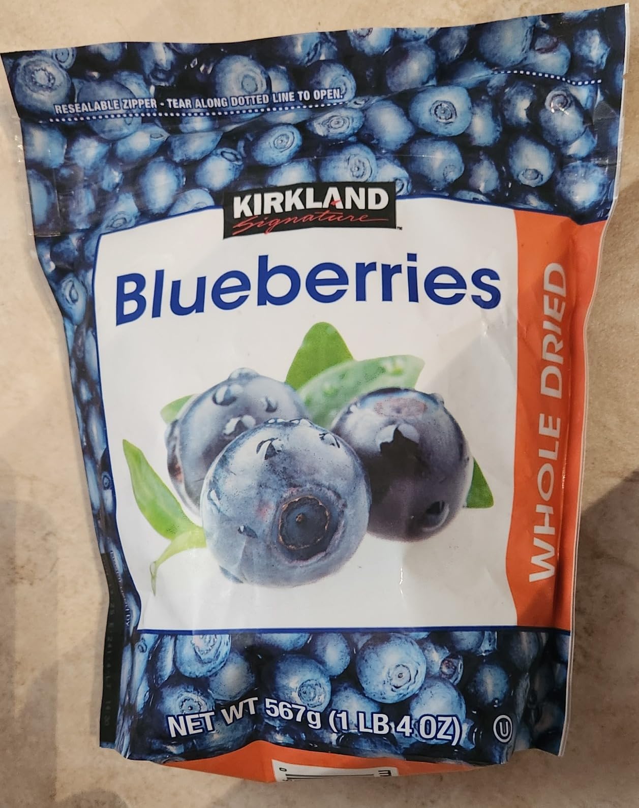 Kirkland Signature Whole Dried Blueberries - 567g customer photo 2