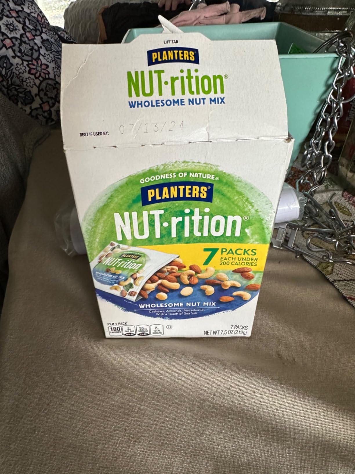 PLANTERS NUT-RITION Wholesome Mixed Nuts, Plant Based Protein, 1.07 Oz x 7 customer photo 2