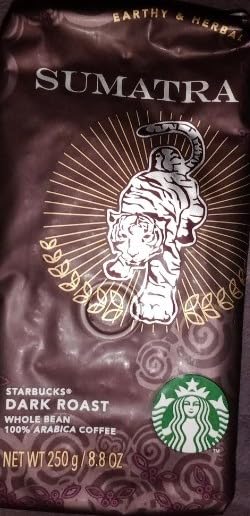 Starbucks Whole Coffee Beans, Dark Roast, Single-Origin Sumatra, 12 oz customer photo 1
