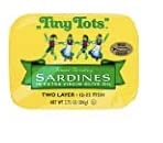 King Oscar Wild Caught Brisling Sardines Tiny Tots Extra Virgin Olive Oil, 45 Oz, Pack of 12 customer photo 1