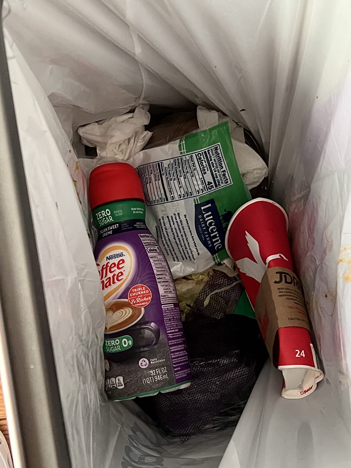 Coffee Mate Italian Sweet Creme Flavored Coffee Creamer, Zero Added Sugar, Gluten-Free, 63 Servings (32 fl oz) customer photo 1