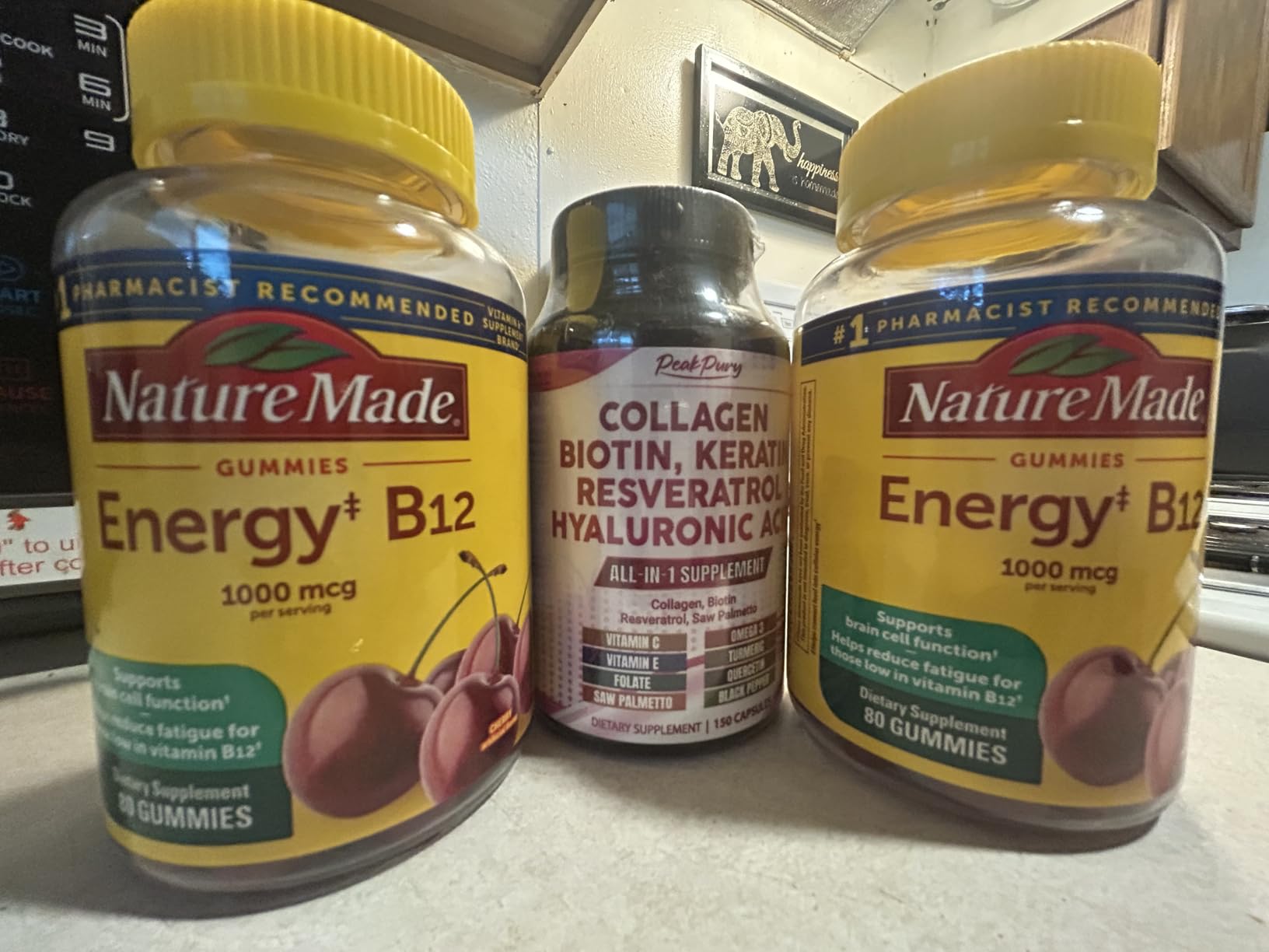Nature Made Vitamin B12 Gummies 1000 mcg per serving, Dietary Supplement for Energy Metabolism Support, B12 Vitamins, 80 Gummy Vitamins, 40 Day Supply customer photo 1