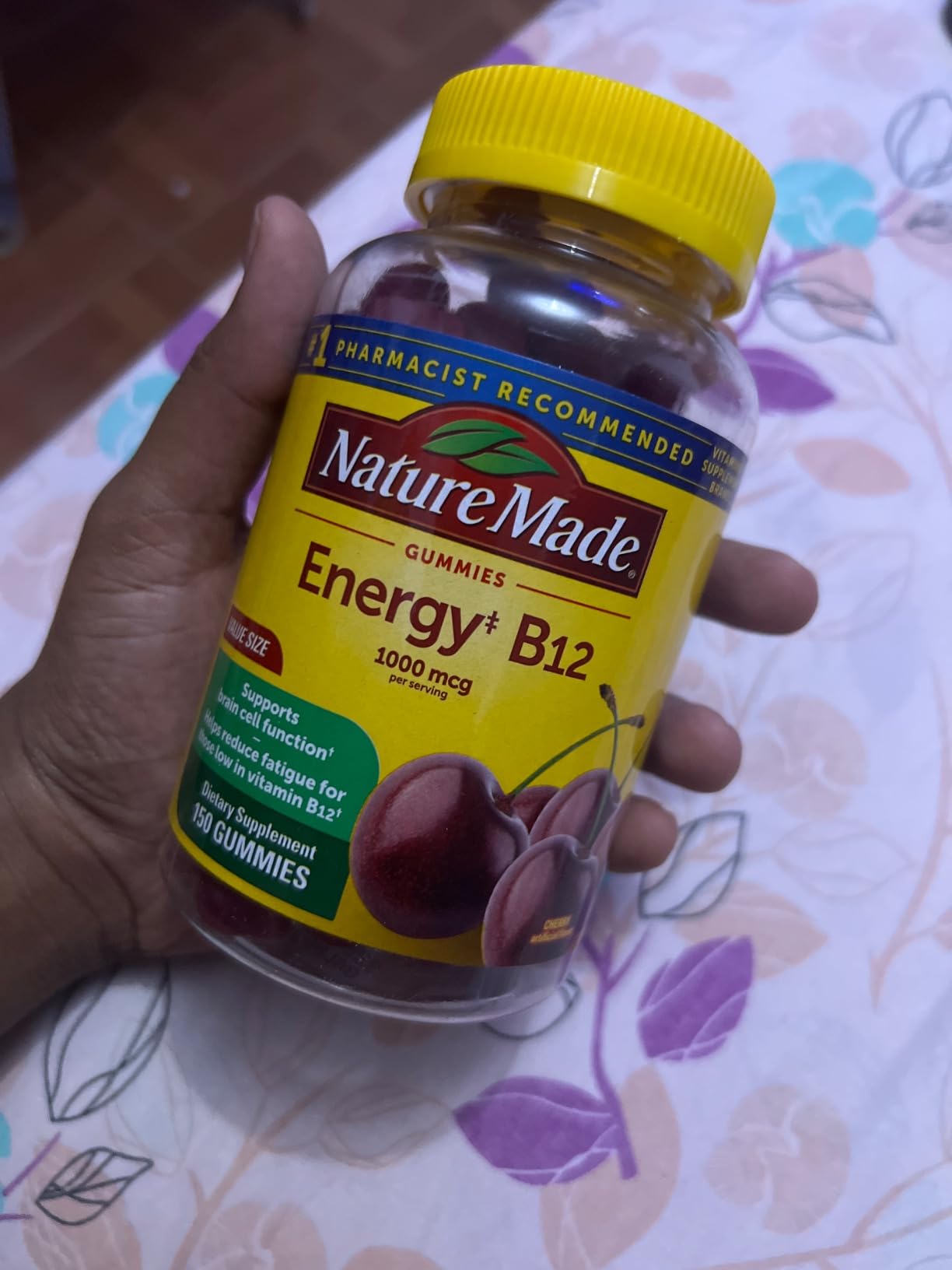 Nature Made Vitamin B12 Gummies 1000 mcg per serving, Dietary Supplement for Energy Metabolism Support, B12 Vitamins, 80 Gummy Vitamins, 40 Day Supply customer photo 2