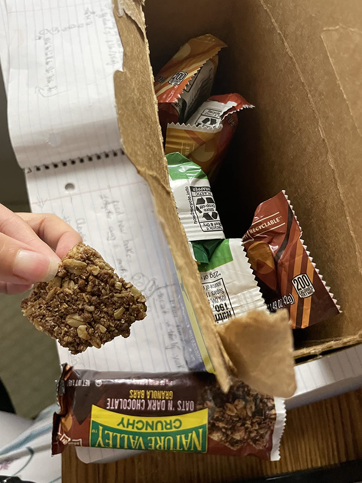 Nature Valley Crunchy Granola Bars, Value Pack, 60 Bars, 44.7 OZ Count (30 Pouches) customer photo 2