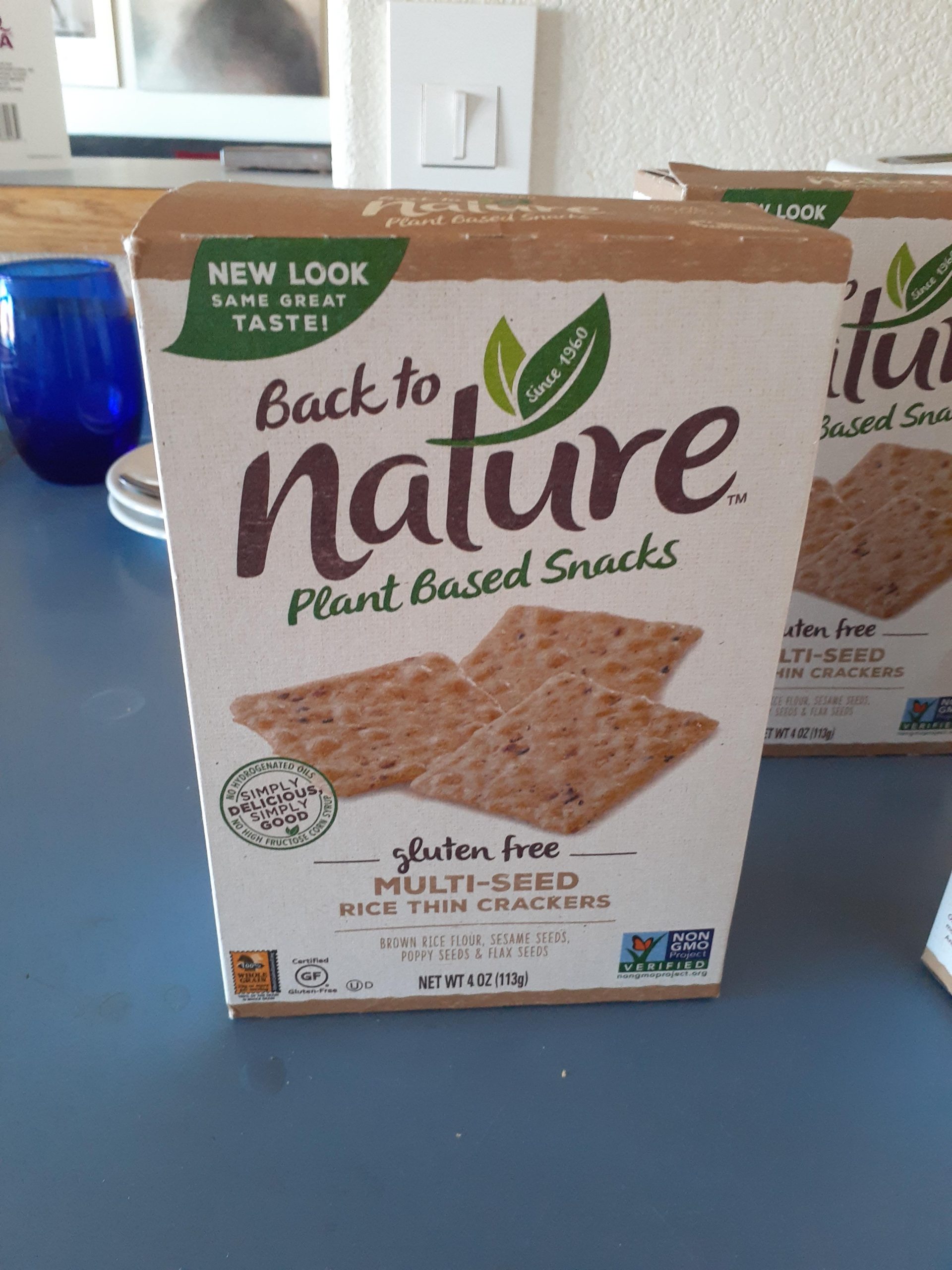 Back to Nature Gluten Free Crackers, Non-GMO Multi-Seed Rice Thins, 4 Ounce customer photo 1