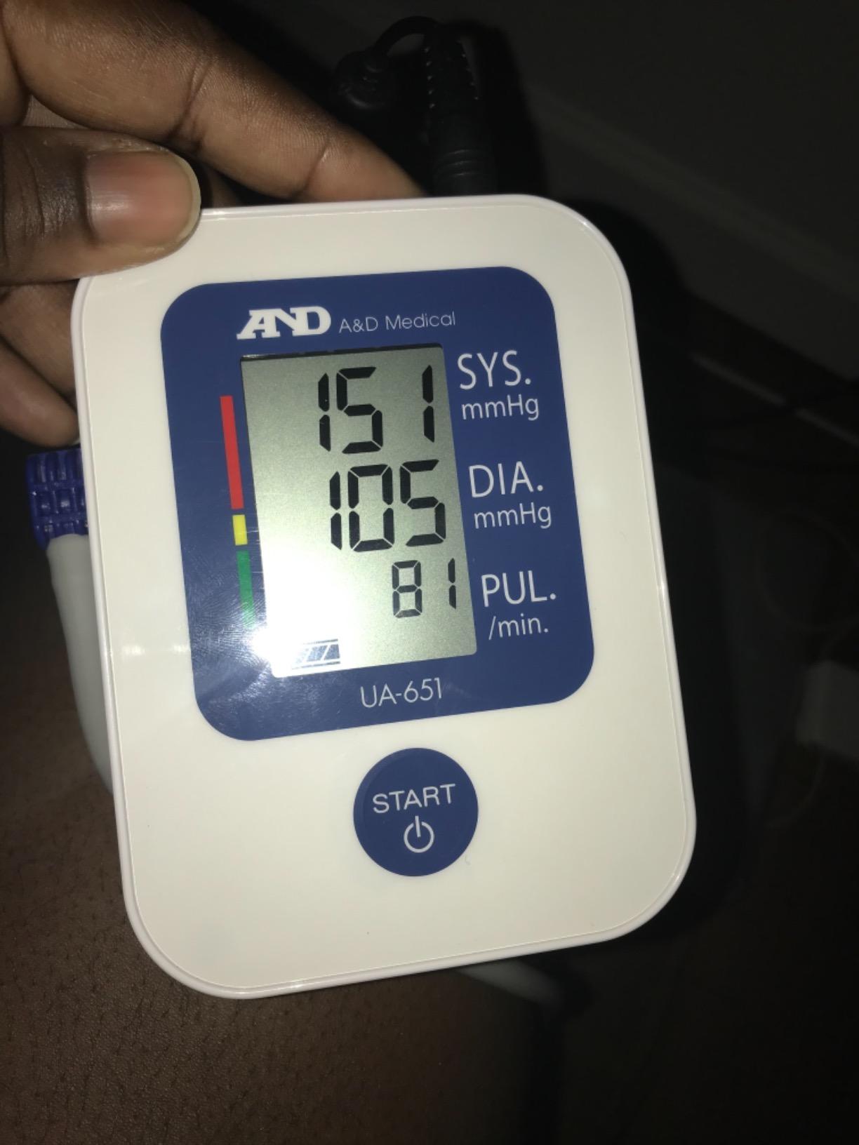 A&D Medical Blood Pressure Monitor for Home Use, UA-651 - Upper Arm Precise BP Machine - Wide Range Cuff (8.6-16.5 in / 22-42cm), Adults, 4 AA Batteries customer photo 2