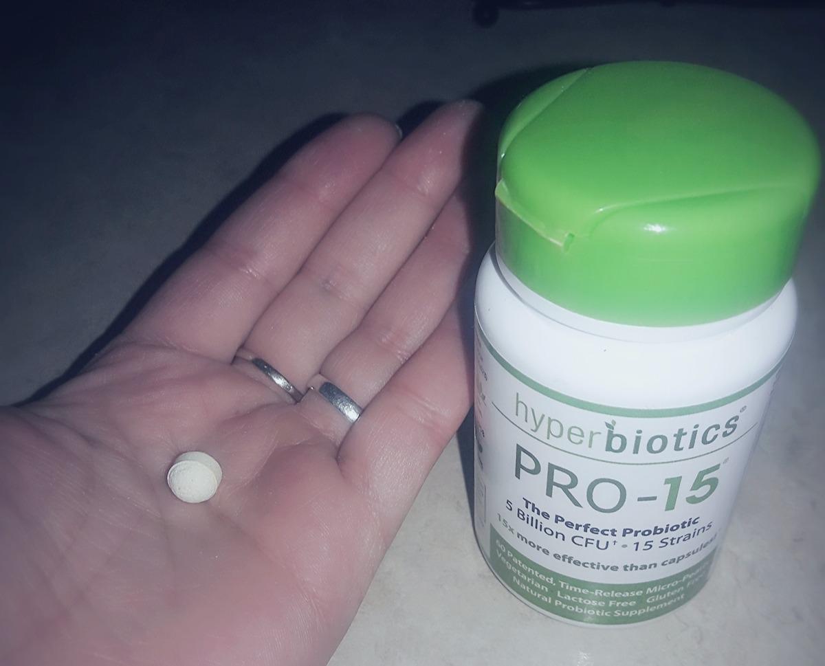 Hyperbiotics Vital Nutrients Pro-15 Prebiotics and Probiotics for Women and Men | 15 Science Backed Strains | Supports Occasional Constipation, Diarrhea, Gas & Bloating | 60 Vegan Time Release Pearls customer photo 2