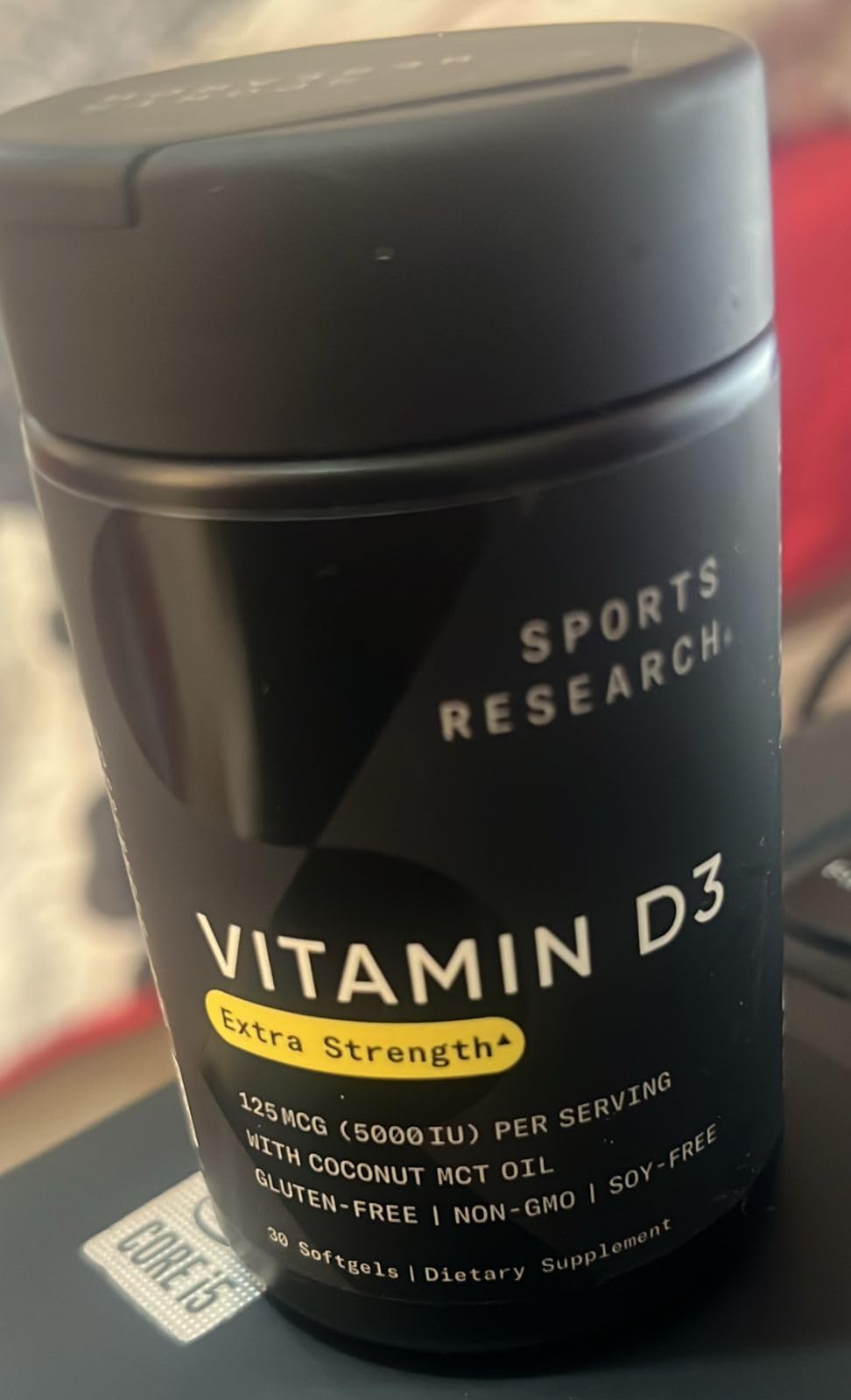 Sports Research Vitamin D3 5000 IU with Coconut MCT Oil - High Potency Vitamin D Supplement for Immune & Bone Support - Non-GMO Verified, Gluten & Soy Free - 125mcg, 360 Liquid Softgels customer photo 1