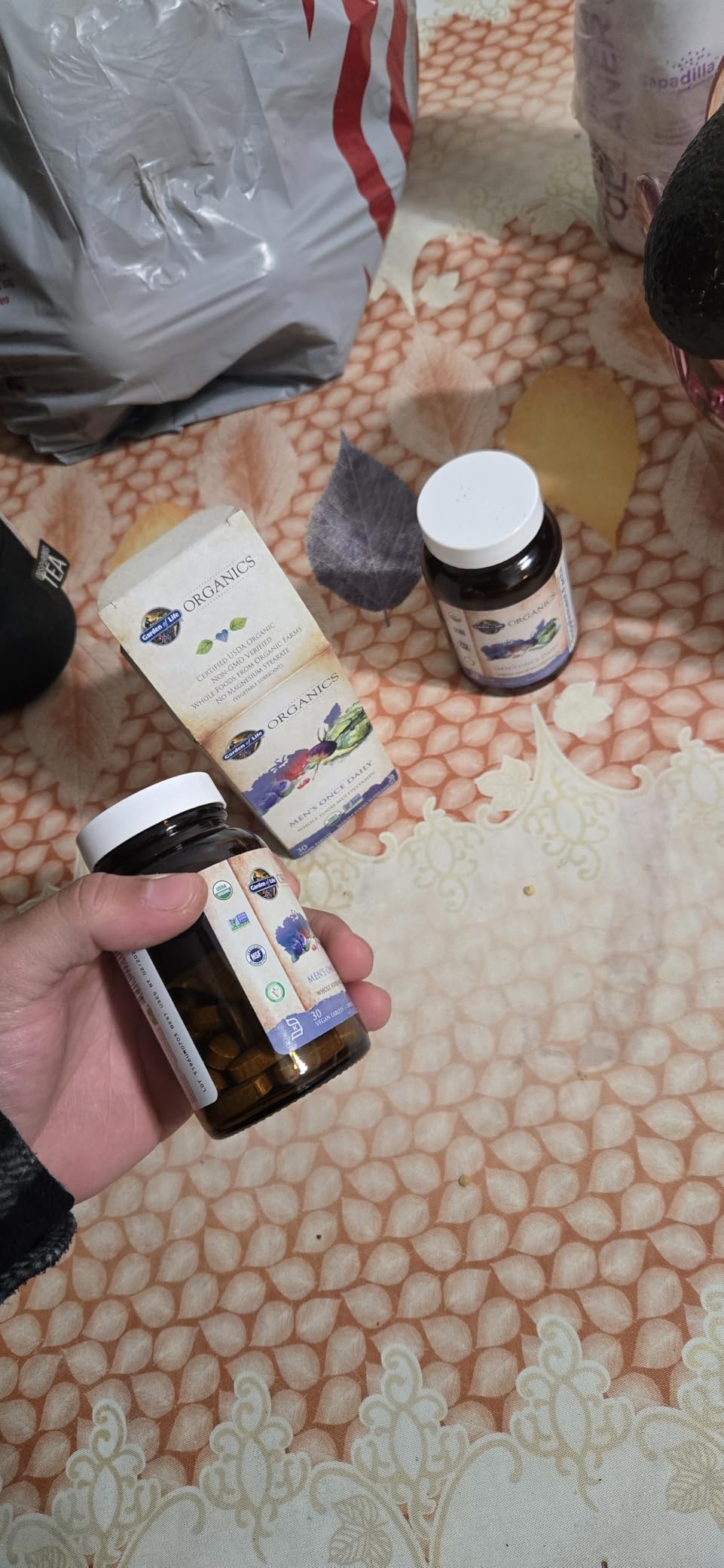 Garden of Life Once Daily Whole Food Multivitamin for Men, Organic Mens Vitamins & Minerals, Vitamin C, Zinc, Vegan, for Health & Well-Being, 60 Tablets customer photo 2
