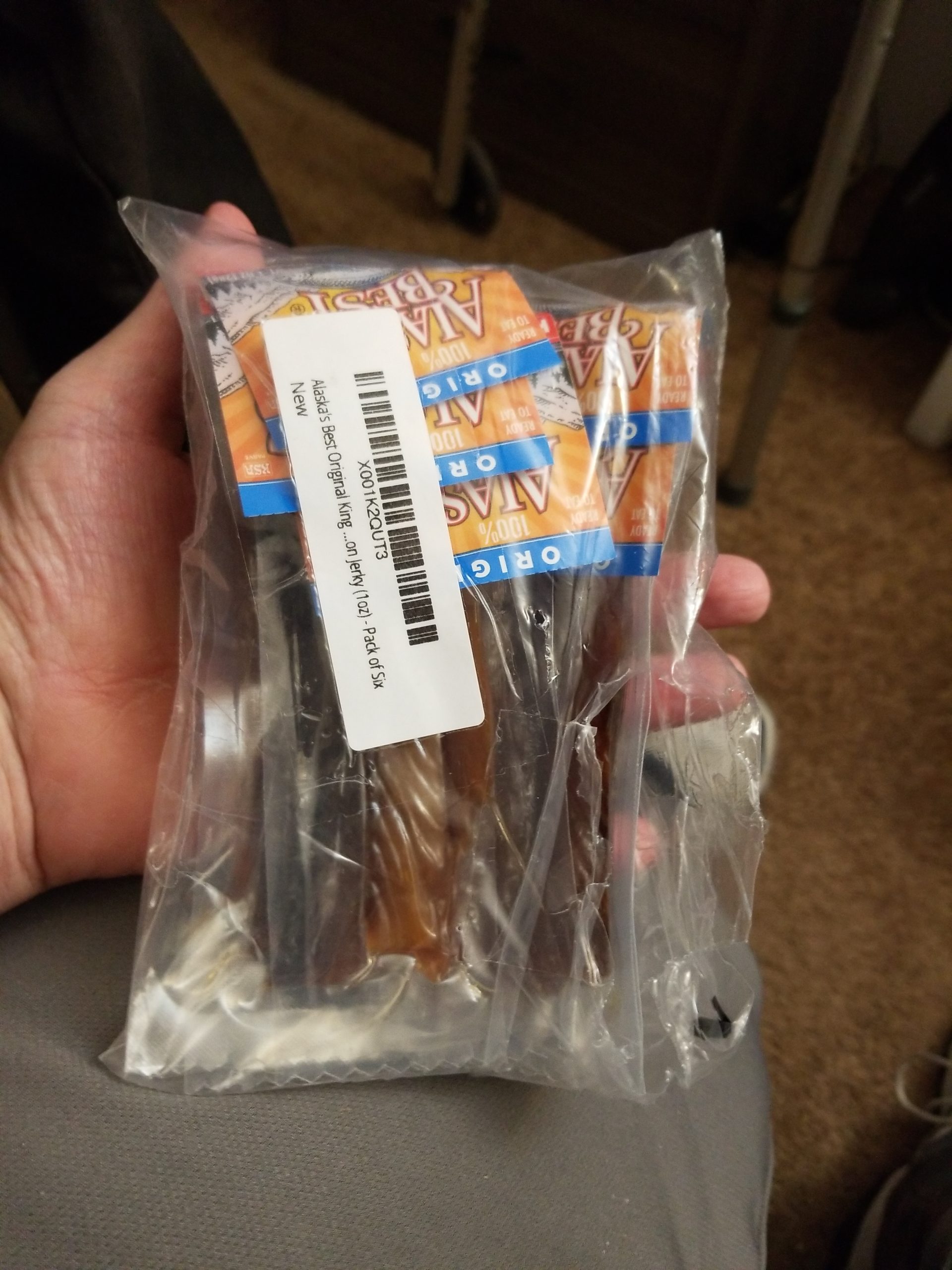 Alaska's Best Original King Salmon Jerky (1oz) - Pack of Six customer photo 1
