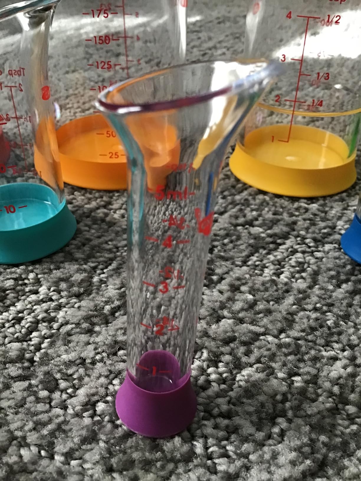 OXO Good Grips 7-Piece Nesting Measuring Beaker Set, Multicolored customer photo 1