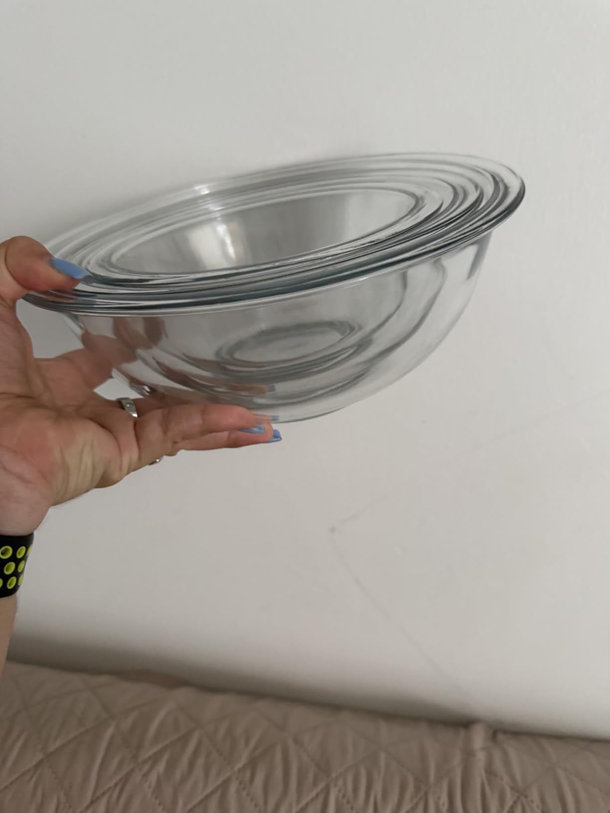 Pyrex Essentials (3-Piece) Glass Mixing Bowls Set For Prepping, Baking and Cooking, Preheated Oven, Dishwasher, Freezer, and Microwave Safe customer photo 2