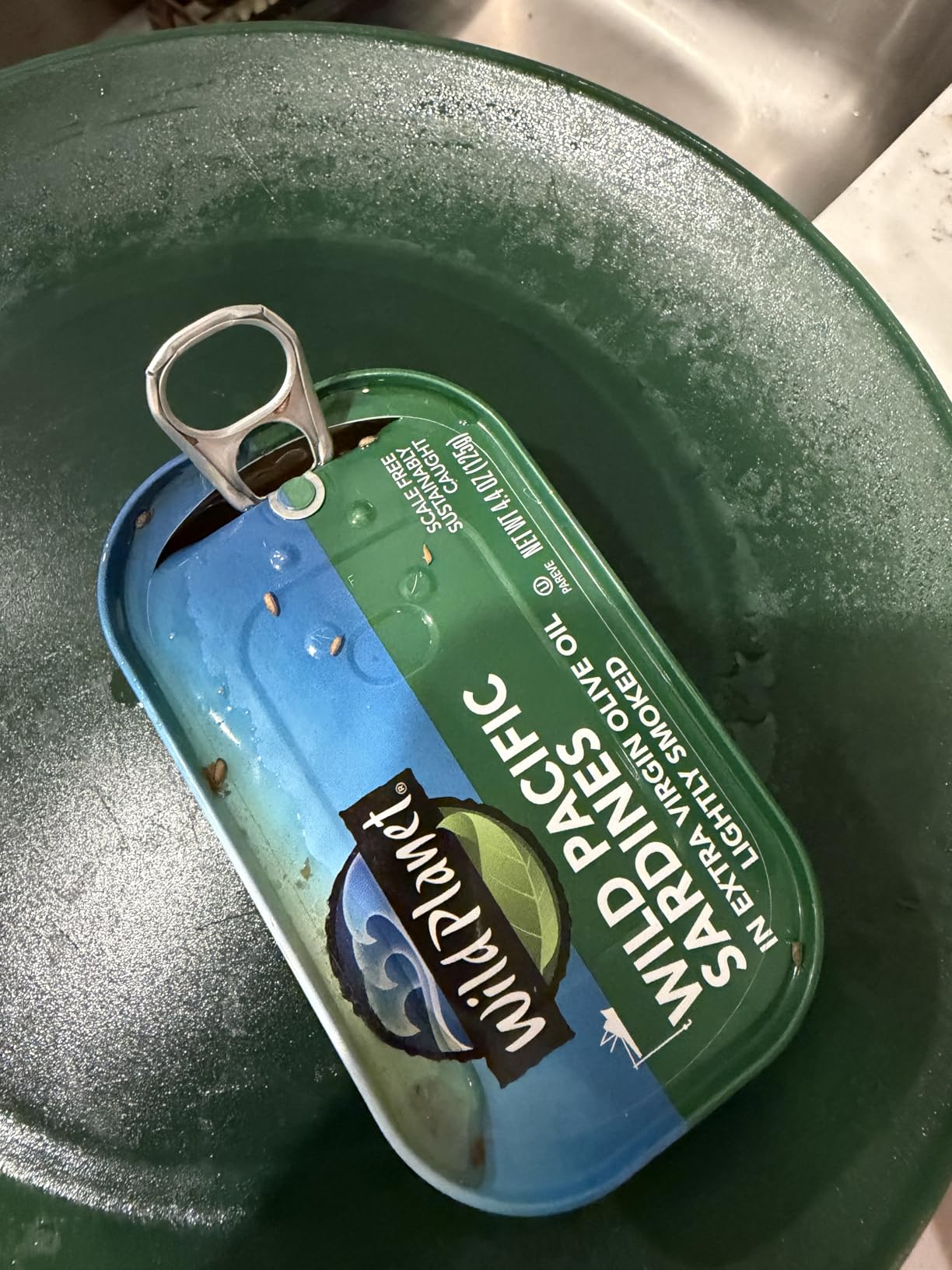 Wild Planet Wild Pacific Sardines in Extra Virgin Olive Oil 4.375 Ozs. Pack of 18 customer photo 1