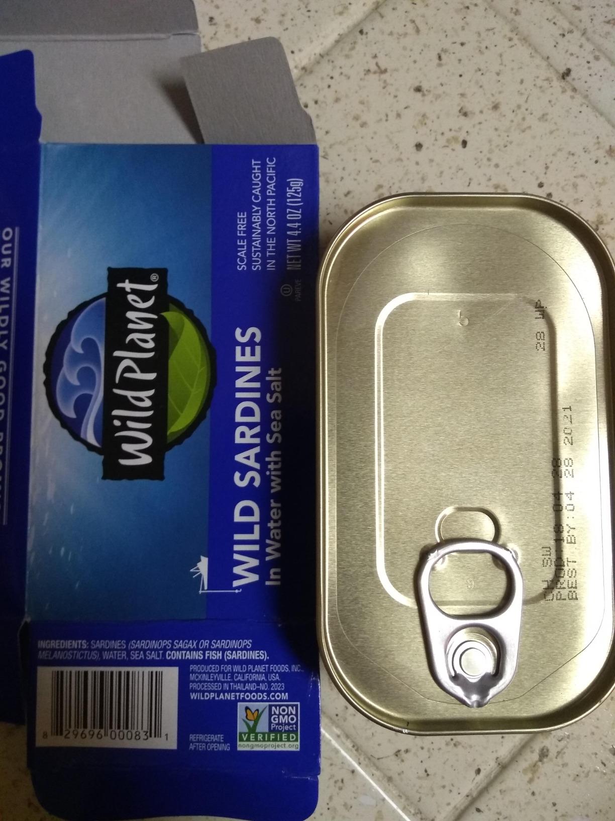 Wild Planet Wild Sardines in Water, Sea Salt, Tinned Fish, Sustainably Wild-Caught, Non-GMO, Kosher, Keto and Paleo, 3rd Party Mercury Tested, 4.4 Ounce Single Unit customer photo 2