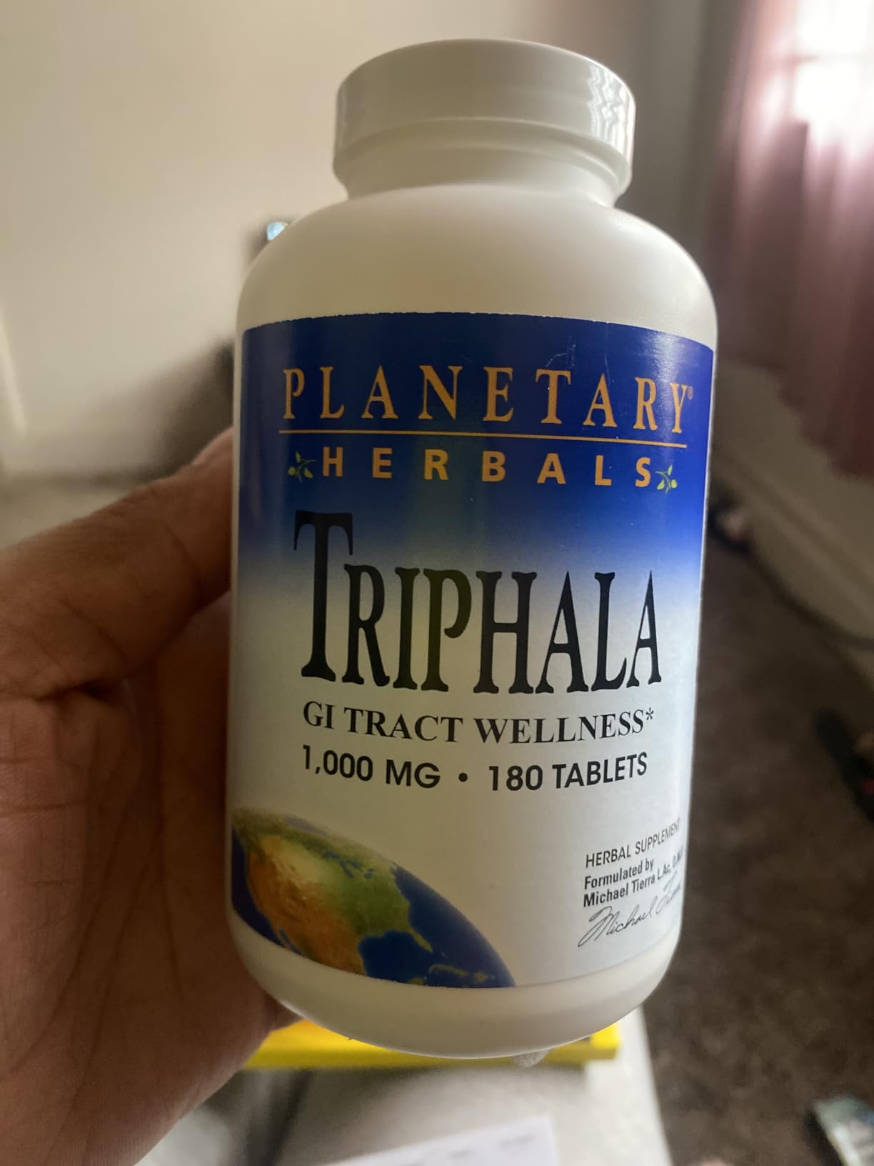 Planetary Herbals Triphala Internal Cleanser 1000mg for GI Tract Wellness - 180 Tablets customer photo 1