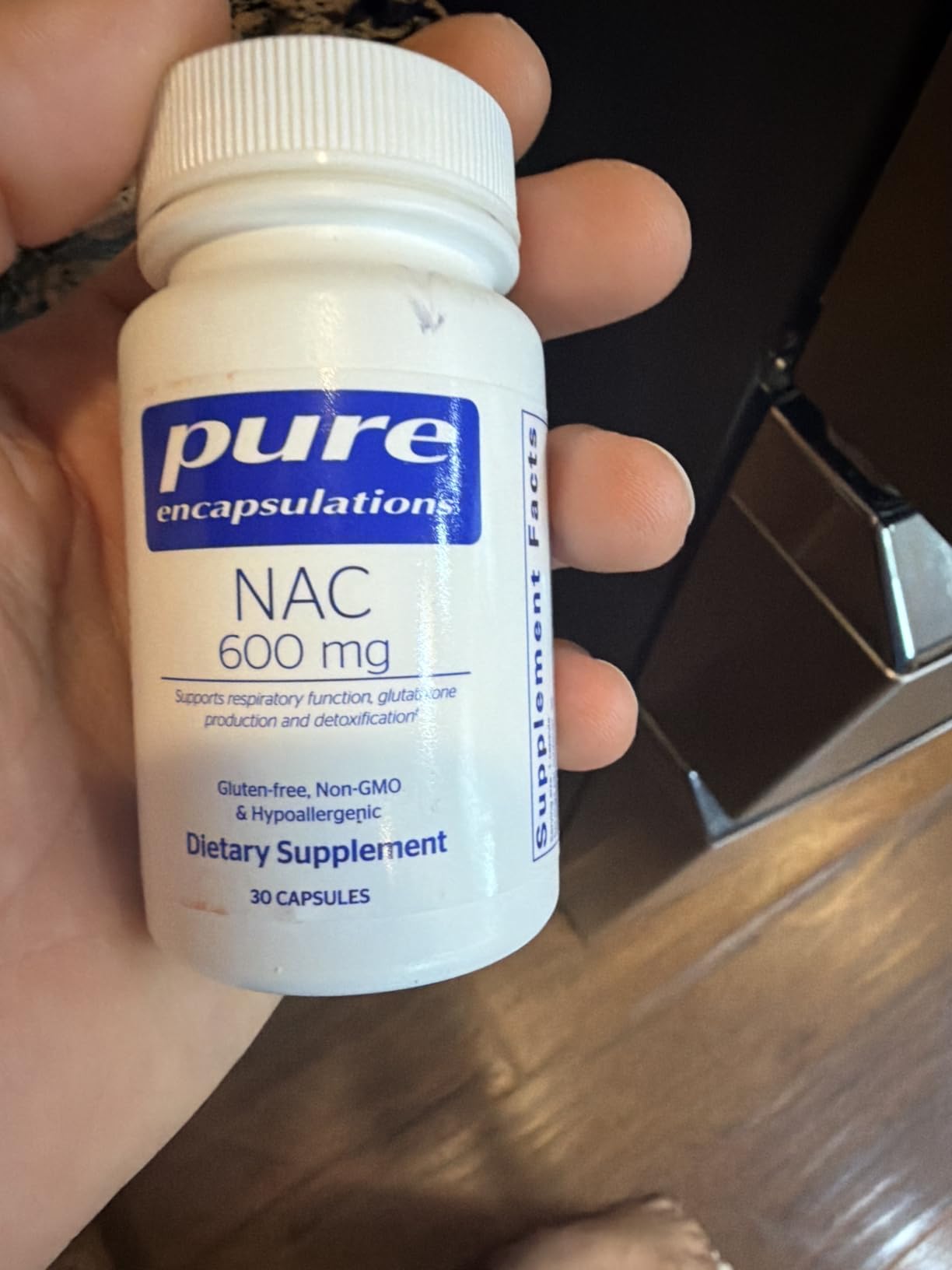 Pure Encapsulations NAC 600 mg - N-Acetyl Cysteine NAC Supplement for Lung Health & Immune Support, Liver Support & Antioxidants* - with Freeform N-Acetyl-L-Cysteine - 90 Capsules customer photo 2