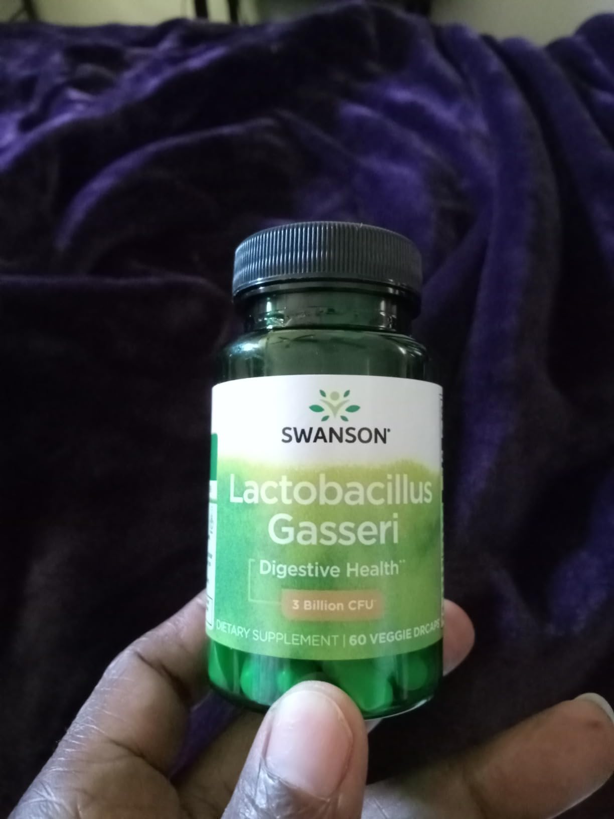 Swanson Lactobacillus Gasseri Probiotic for Adults Seeking Digestive and Metabolic Support with 3 Billion CFU - Acid-Resistant, No Refrigeration (60 Vegan Capsules) customer photo 1