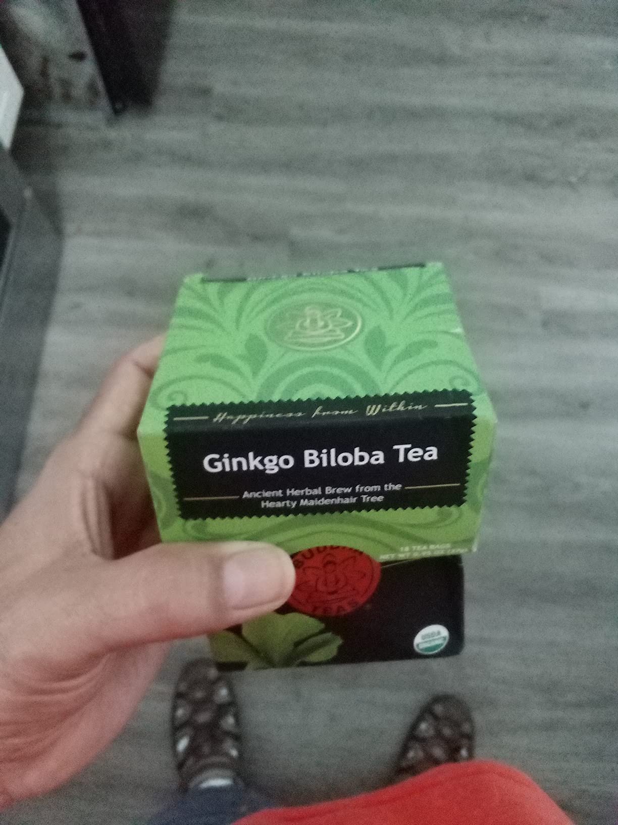 Buddha Teas - Ginkgo Biloba - Organic Herbal Tea - For Cognitive Balance & Overall Health - With Vitamin C - Energizing Blend - Caffeine Free - 100% Kosher & Non-GMO - 18 Tea Bags (Pack of 1) customer photo 1