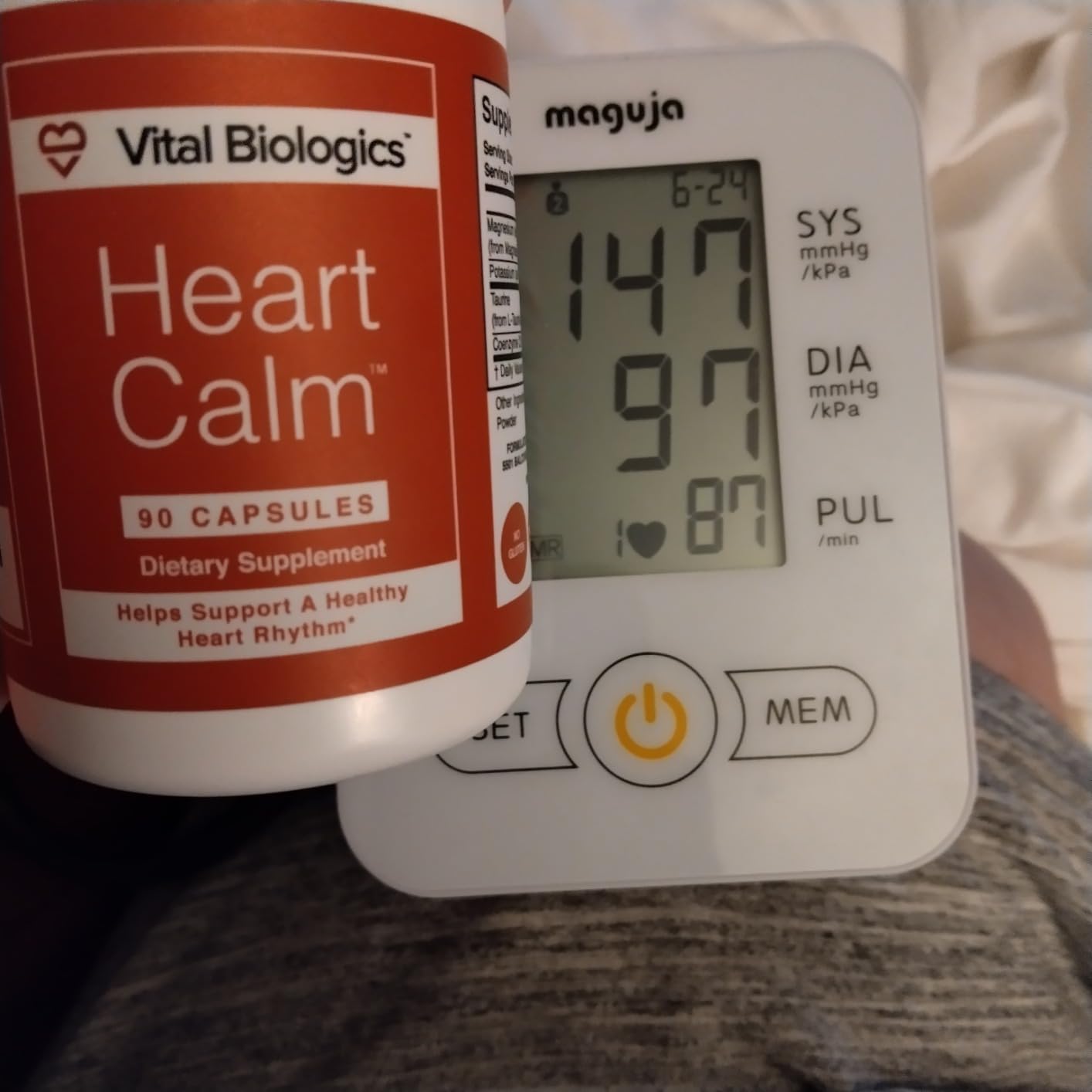 Heart Calm - Helps Support and Maintain a Healthy Heart Rhythm | A Fast-Acting Formula with Magnesium Taurate, Glycinate, Malate and more. 90 Capsules customer photo 1