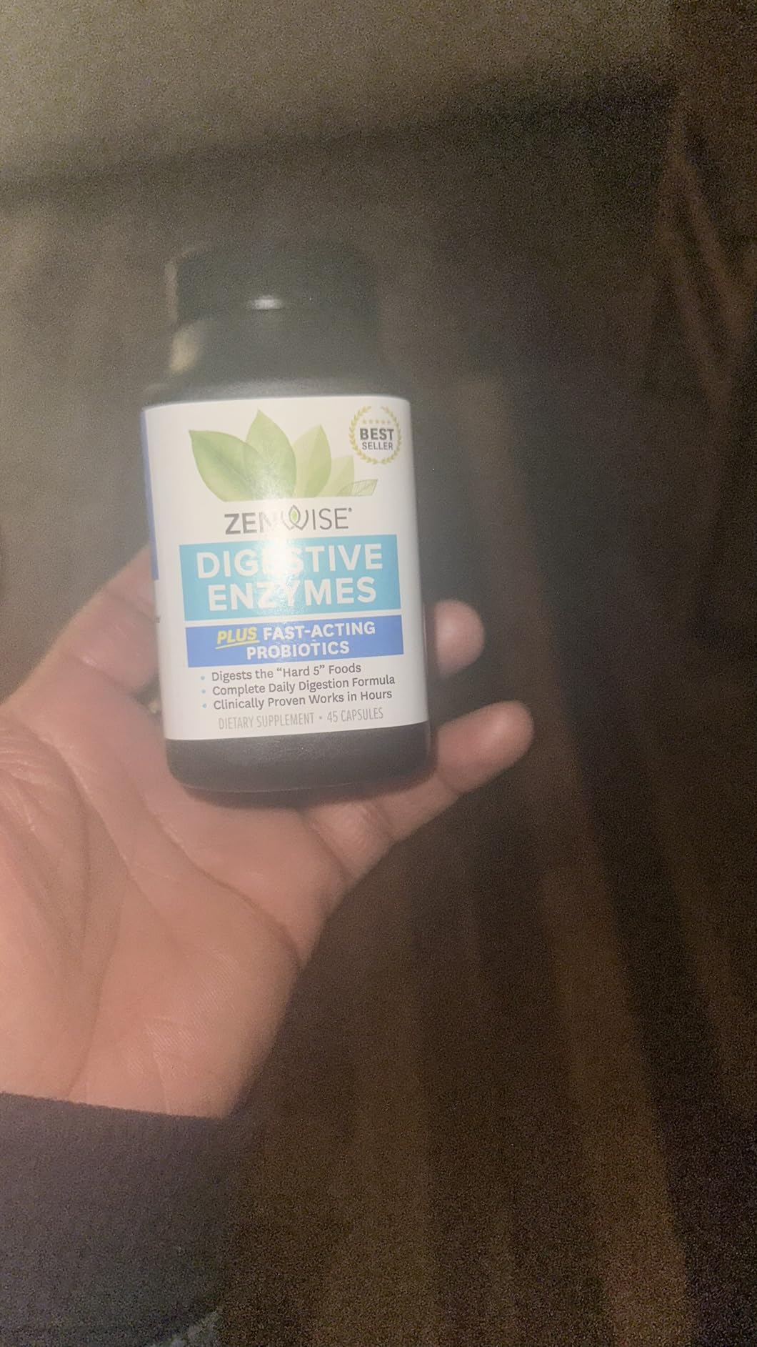 Zenwise Health Digestive Enzymes with Bromelain & Papaya - Multi Enzymes Digestion Supplement with Probiotics & Prebiotics for Gut Health, Gas & Bloating Relief - Men & Women - 180 Vegetarian Capsules customer photo 1