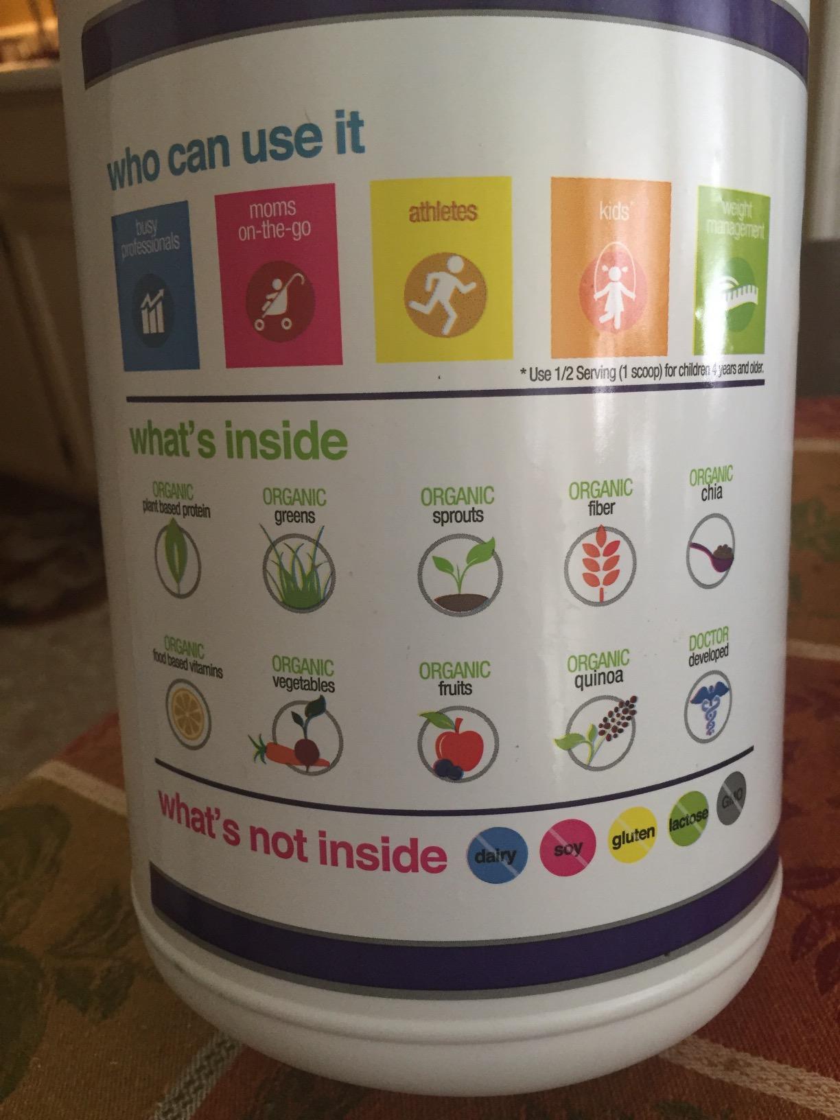 Orgain Organic Vegan Meal Replacement Protein Powder, Vanilla Bean - 20g Plant Based Protein, Gluten Free, Dairy Free, Lactose Free, Soy Free, No Sugar Added, For Smoothies & Shakes - 2.03lb customer photo 1