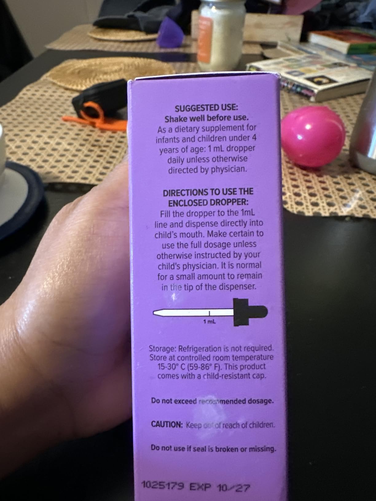 NovaFerrum Yum | Multivitamin with Iron for Infants, Toddlers & Kids Ages 4 & Under | Immune Support | Gluten Free Certified | Sugar Free | Raspberry Grape | 50 Servings customer photo 1