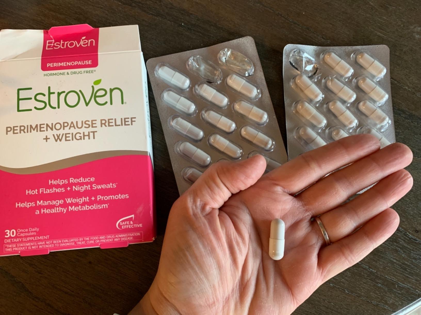 Estroven Pre-Menopause Relief, 30 Ct., Clinically Proven Ingredients, Provides Menopause Relief plus Night Sweats & Hot Flash Relief, Drug-Free or Estrogen Free customer photo 2