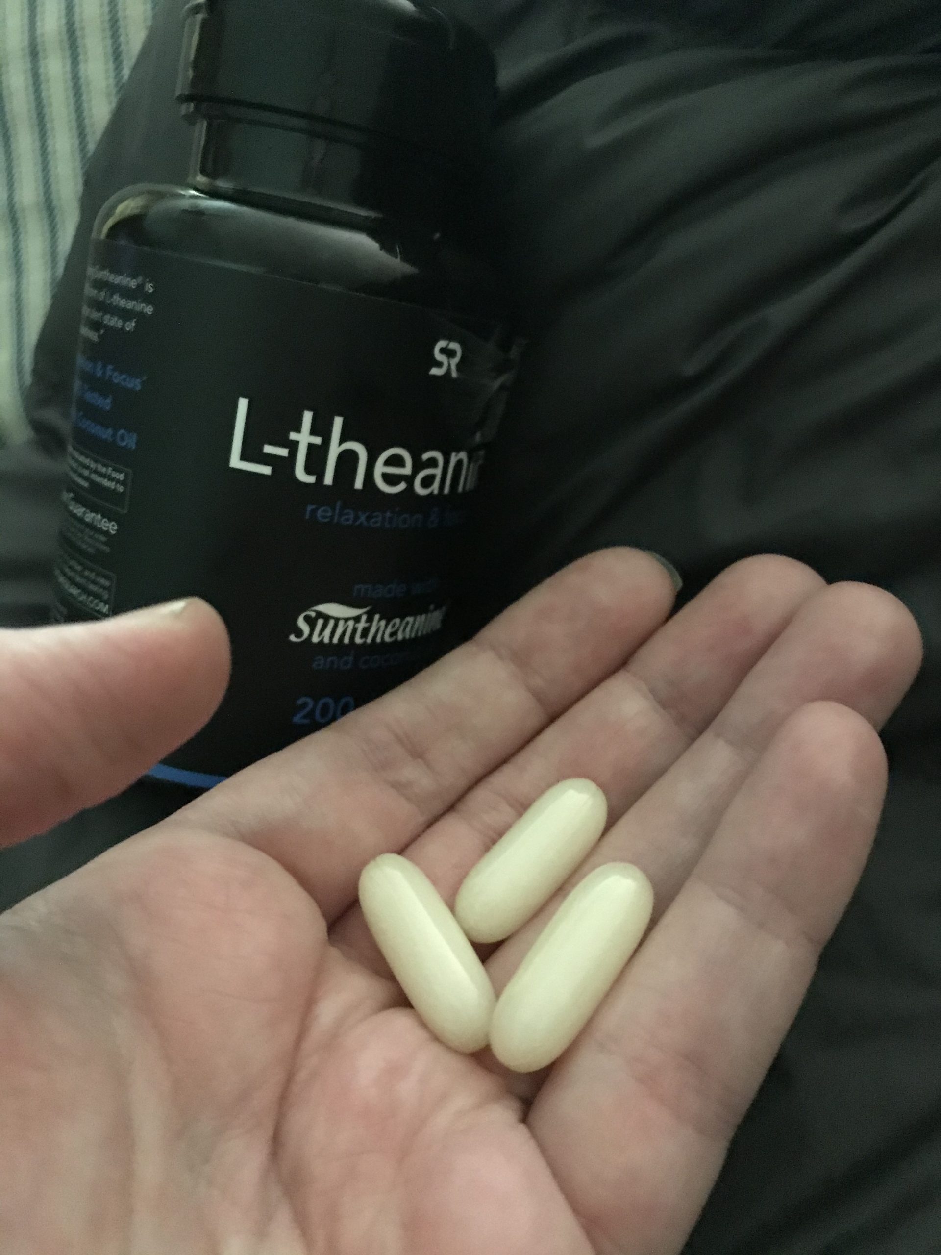 Sports Research Double Strength L-Theanine Supplement - Suntheanine Softgels for Focus, Relaxation & Alertness - Non-Drowsy Support Made with Coconut Oil, Non-GMO & Gluten Free - 200mg, 60 Count customer photo 1