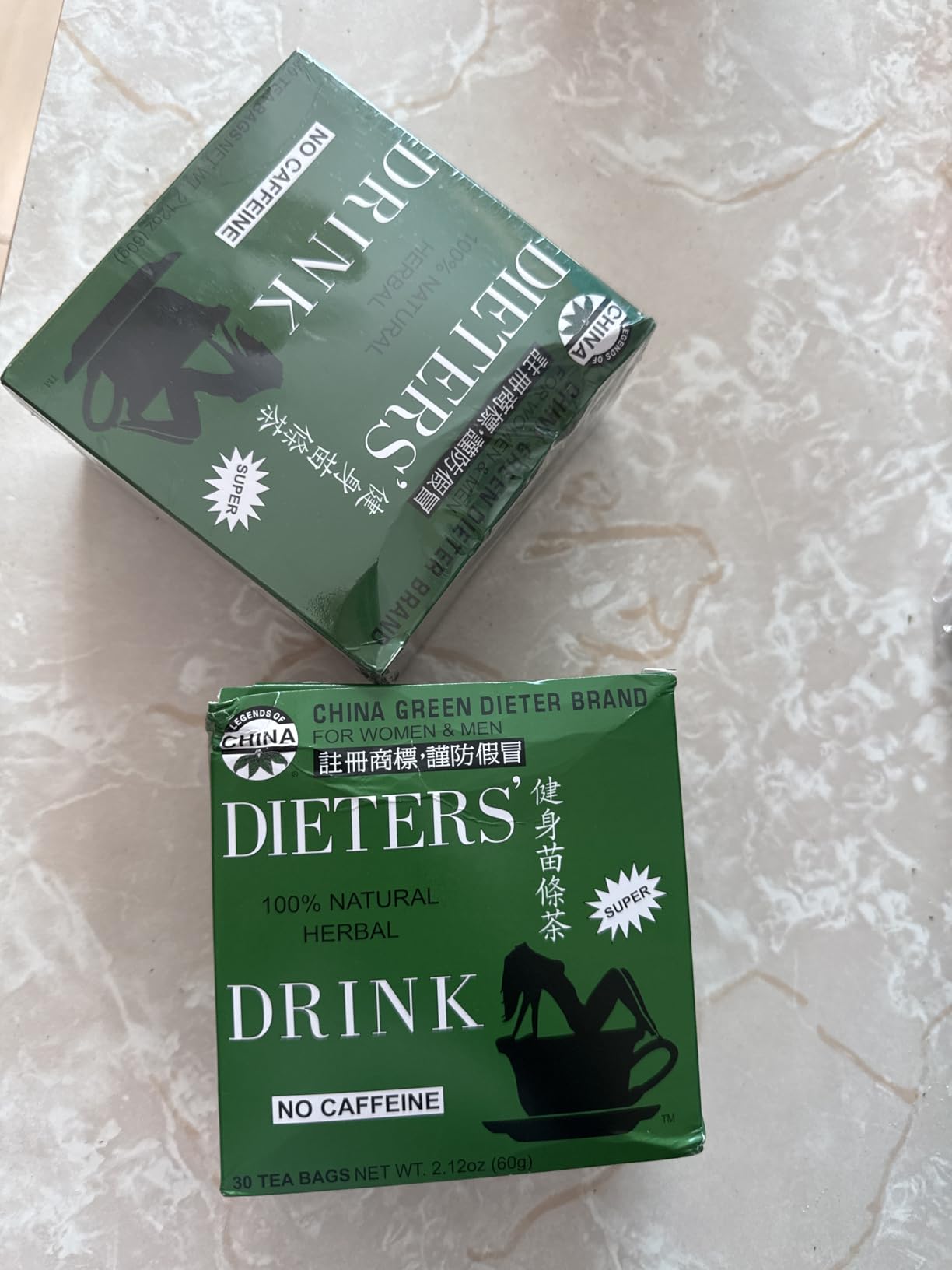 Uncle Lees Dieters Detox Tea for Weight Loss and Belly Fat, Chinese Green Herbal Tea with Senna Leaves, 100% Natural, Weight Loss for Women & Men, Pack of 2-30 Tea Bags Per Box customer photo 2