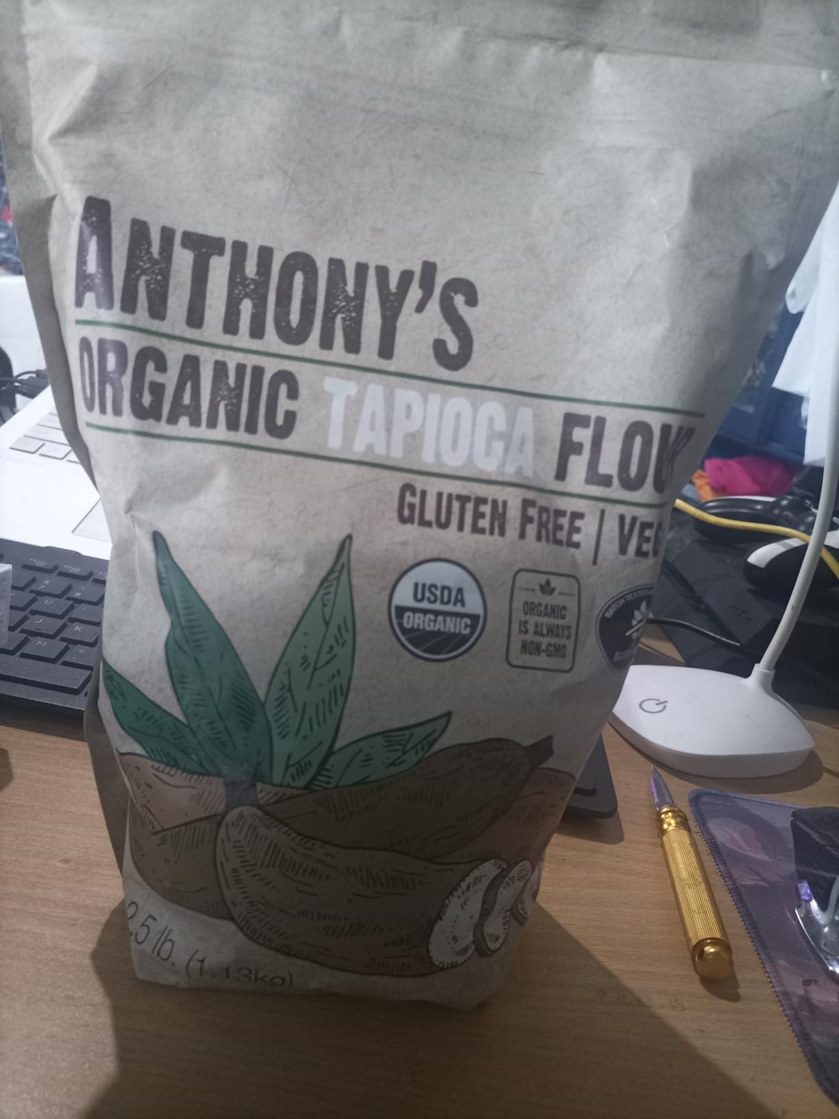 Anthony's Organic Tapioca Flour Starch, 2.5 lb, Gluten Free, Non GMO customer photo 1