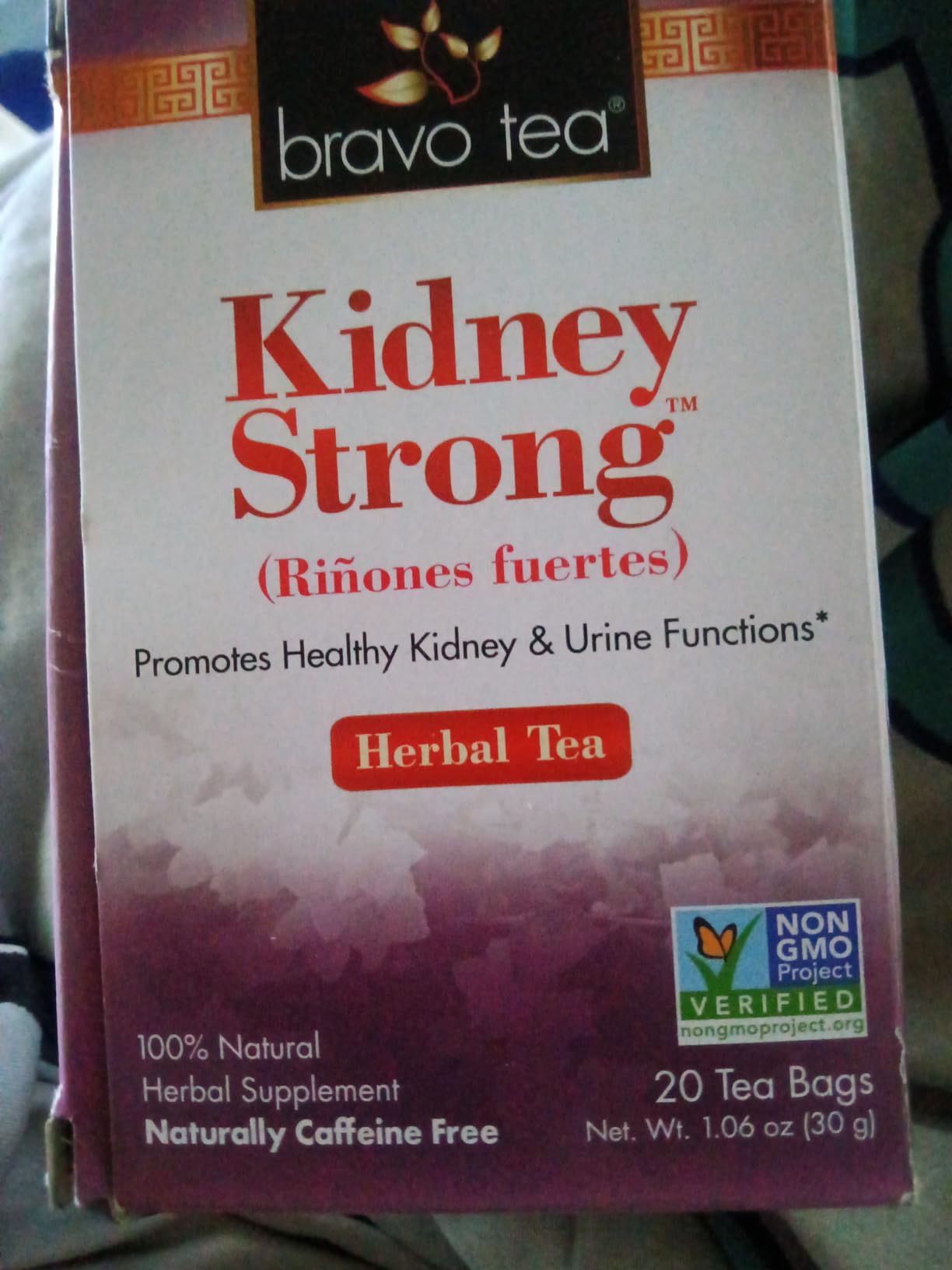 Bravo Tea Kidney Strong Herbal Tea Caffeine Free, 20 Tea Bags customer photo 2