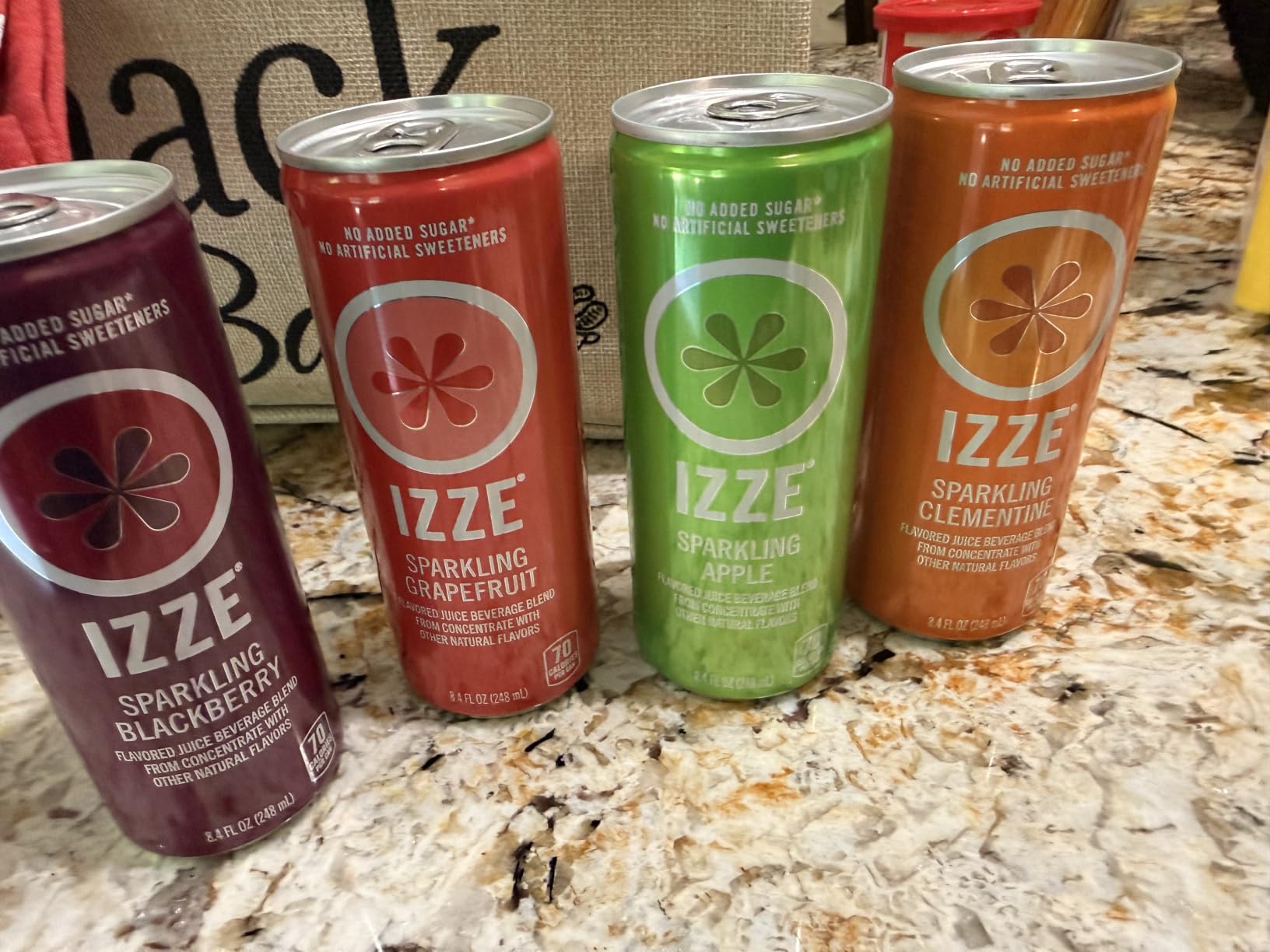 Izze Sparkling Juice, 4 Flavor Variety Pack, 8.4 Fl Oz (24 Count) customer photo 2