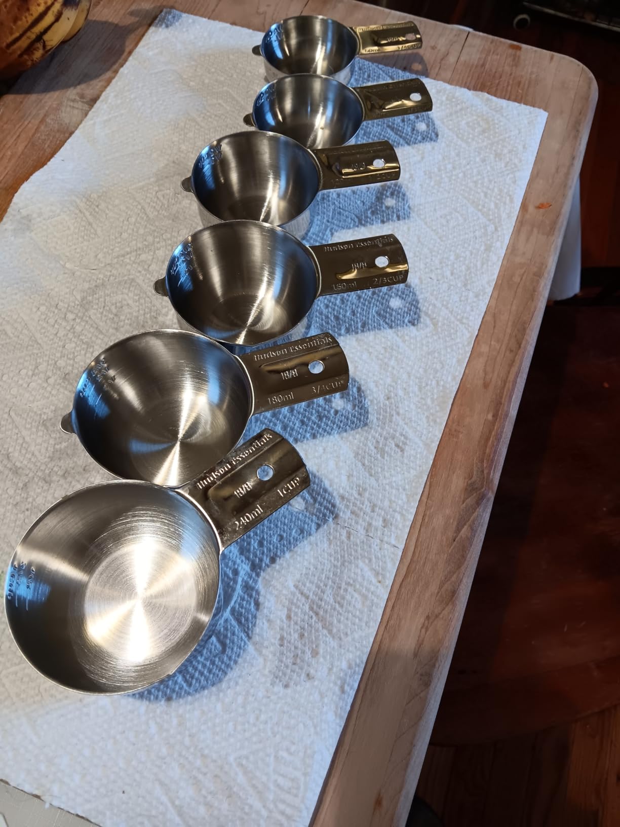 Hudson Essentials Stainless Steel Measuring Cups Set (6 Piece Set) customer photo 2