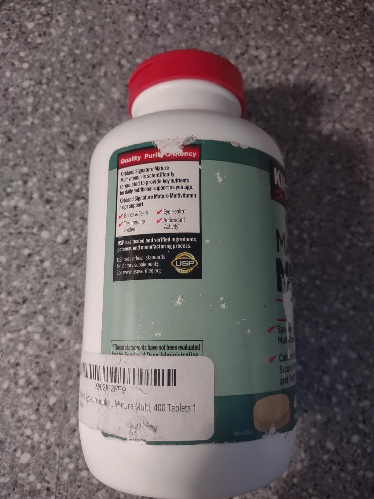 Kirkland Signature Adults 50+ Mature Multi, 400 Tablets customer photo 2