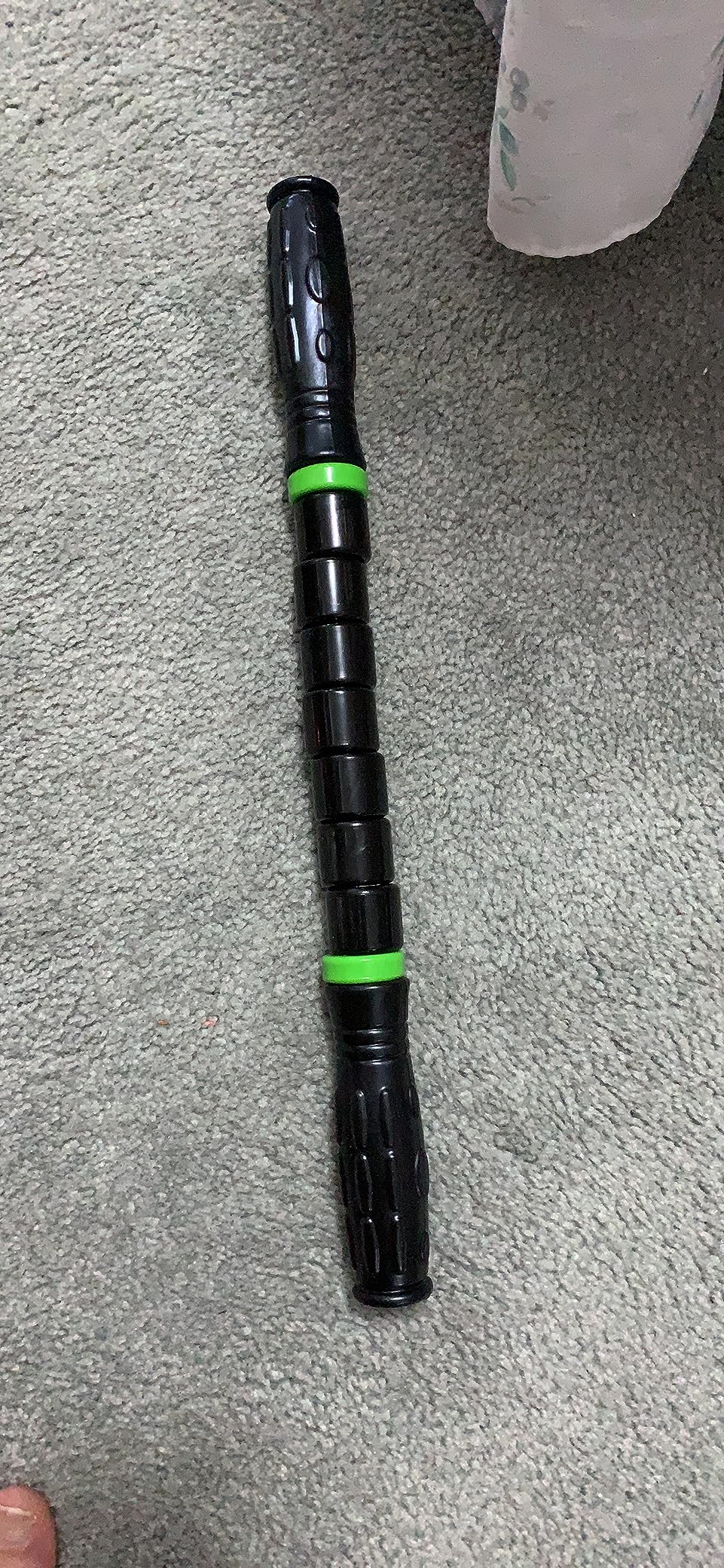 iGreely Premium Muscle Roller the Ultimate Massage Roller Stick 17 Inches Recommended By Physical Therapists Promotes Recovery Fast Relief for Cramps Soreness Tight Muscles-White customer photo 2