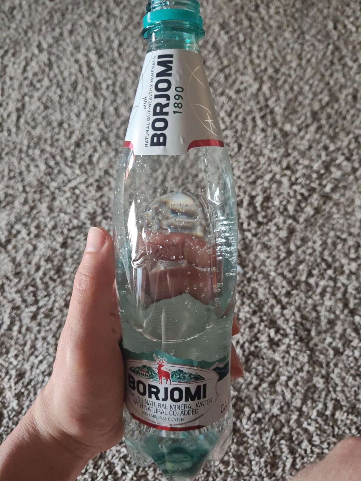 BORJOMI Sparkling Mineral Water with Natural Minerals - Crisp and Bold Taste - PET Bottles - 25.3 oz, 6 Pack customer photo 1