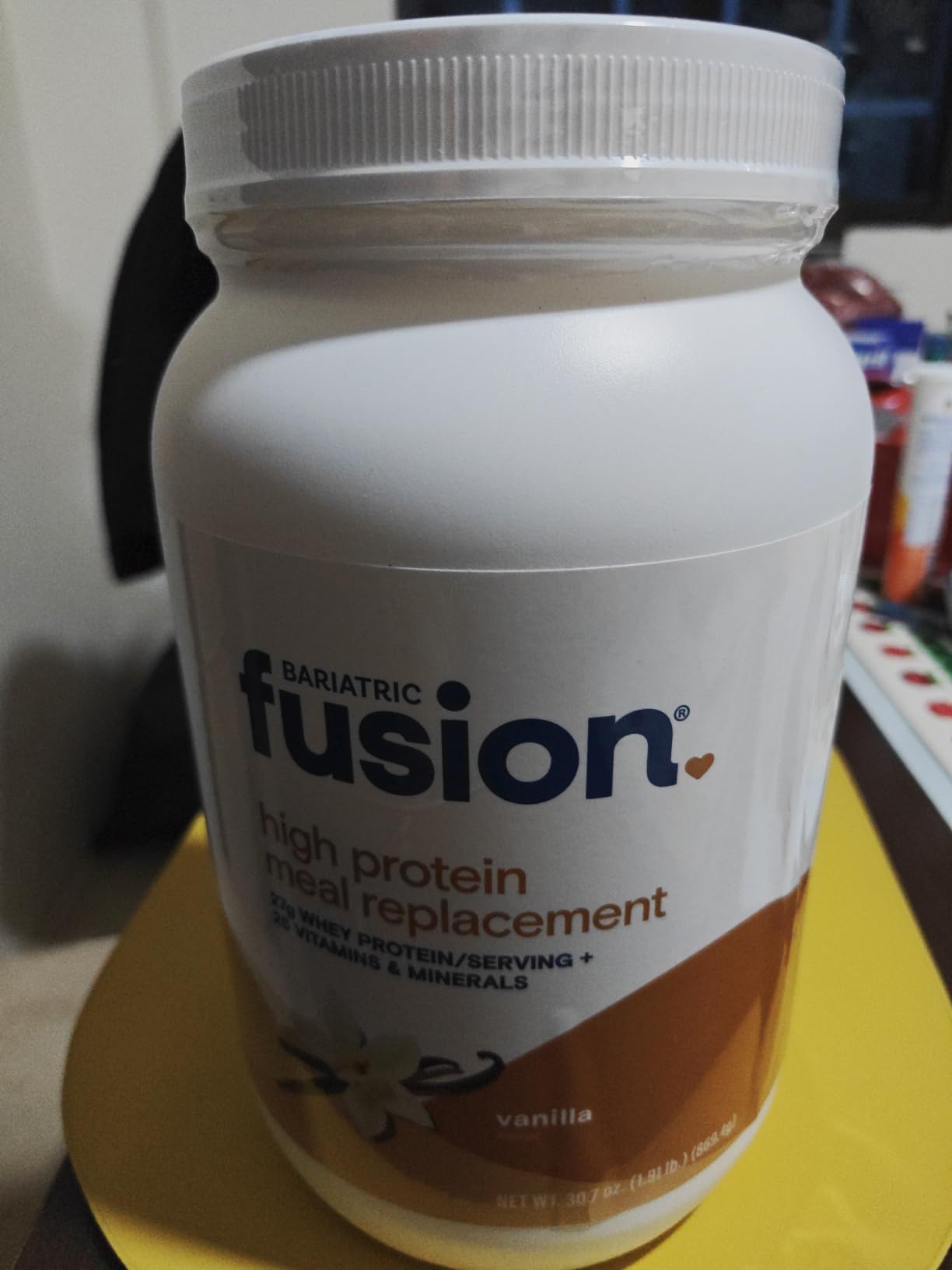 Bariatric Fusion Vanilla High Protein Meal Replacement Shake | 27g Whey Isolate Bariatric Protein Powder | Lactose Free Whey Protein Powder | Gluten and Sugar Free | 21 Servings customer photo 1