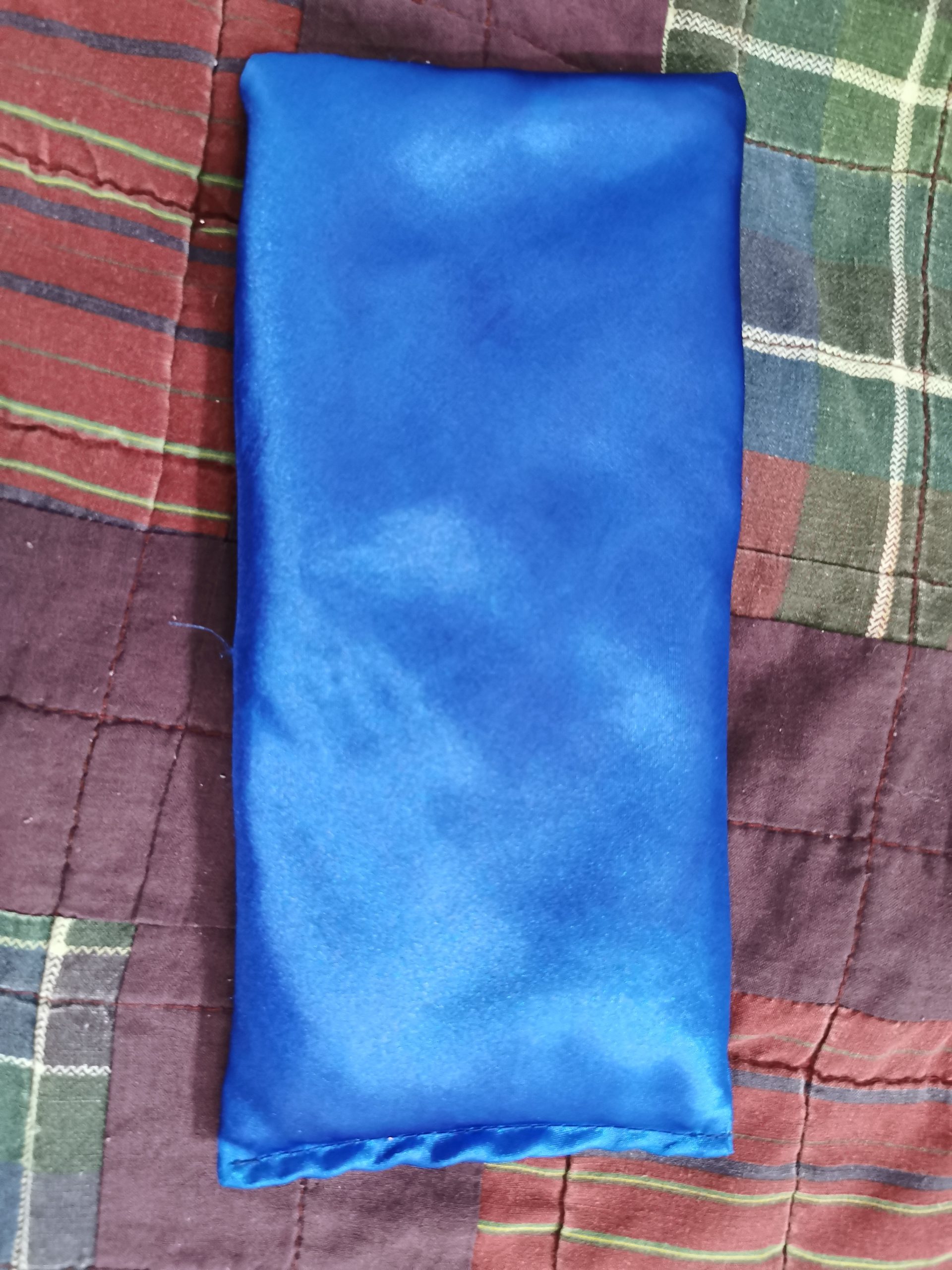 Lavender Eye Pillow - Hot Cold Weighted Eye Pillows for Relaxation, Sleep, Stress, Migraine Relief, Yoga - Aromatherapy Gifts for Women, Birthday, Teachers, Made in USA by Happy Wraps - Amethyst customer photo 2