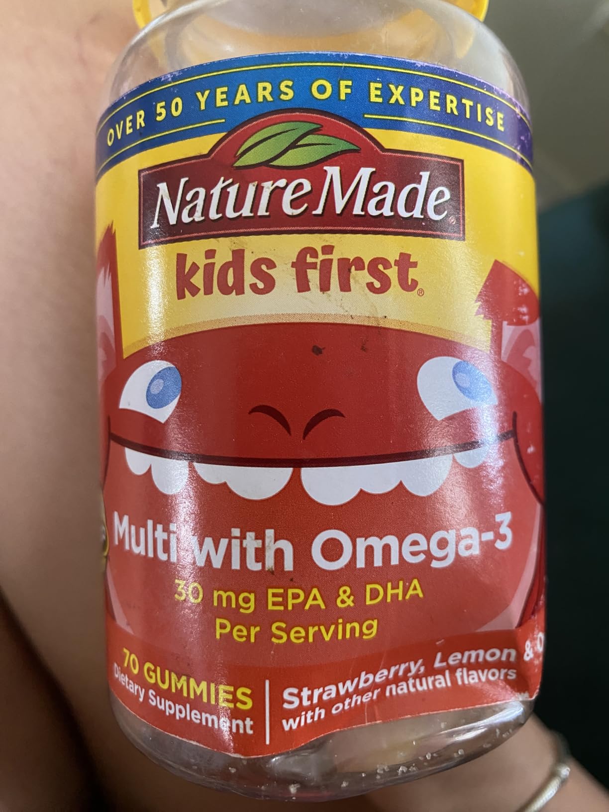 Nature Made Kids First Multivitamin with Omega-3, Kids Gummy Multivitamins with Vitamins and Minerals for Nutritional Support, 70 Gummies customer photo 2